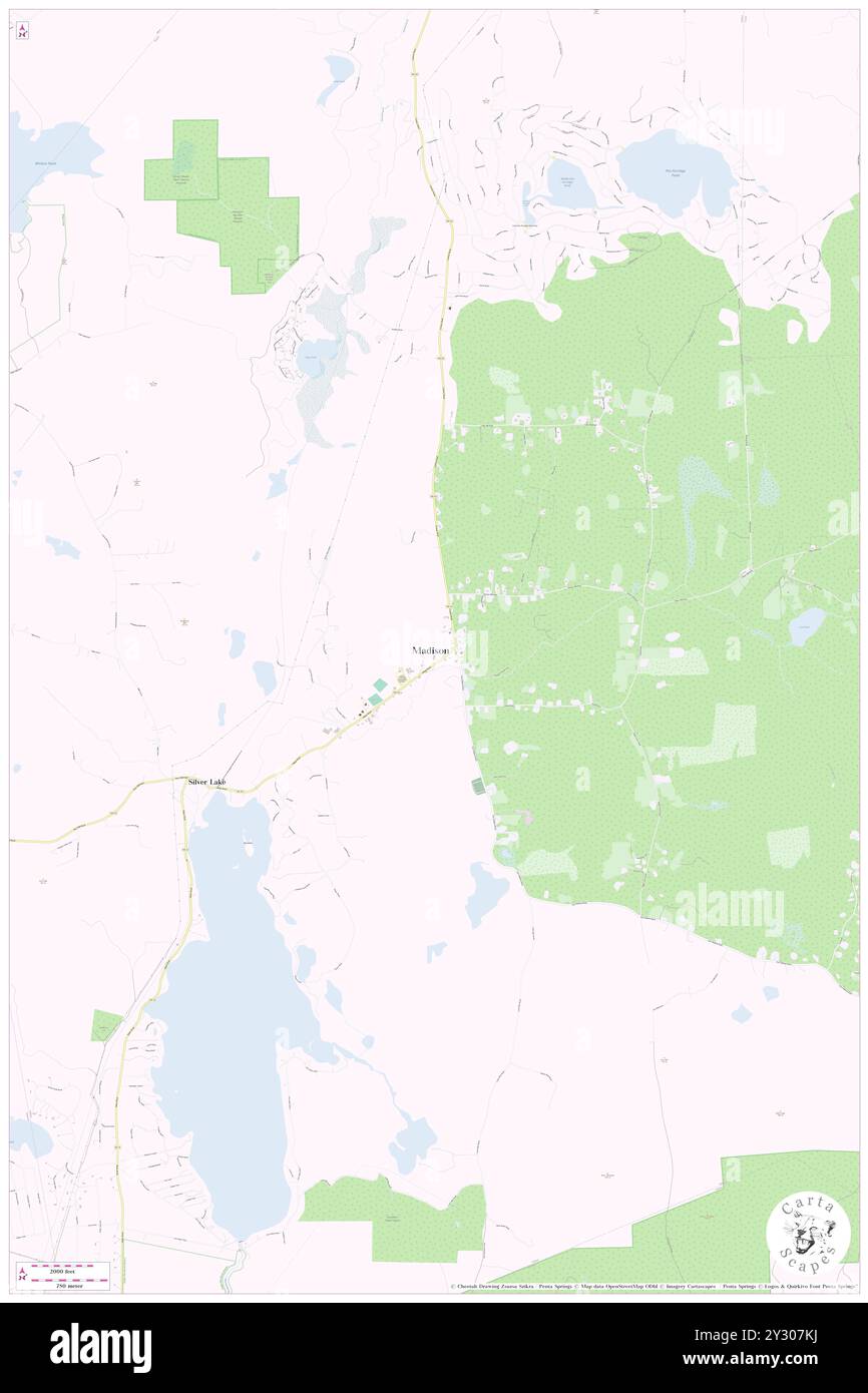 Madison, Carroll County, USA, New Hampshire, n 43 53' 57'', S 71 8' 54'', Karte, Cartascapes Map, veröffentlicht 2024. Erkunden Sie Cartascapes, eine Karte, die die vielfältigen Landschaften, Kulturen und Ökosysteme der Erde enthüllt. Reisen Sie durch Zeit und Raum und entdecken Sie die Verflechtungen der Vergangenheit, Gegenwart und Zukunft unseres Planeten. Stockfoto