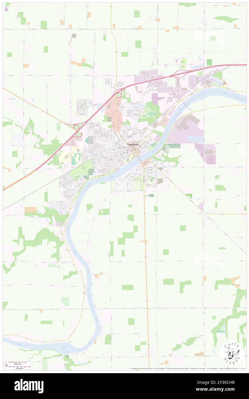 Maumee Valley Mobile Home Park, Henry County, USA, USA, Ohio, n 41 22' 45'', S 84 7' 42'', Karte, Cartascapes Map, veröffentlicht 2024. Erkunden Sie Cartascapes, eine Karte, die die vielfältigen Landschaften, Kulturen und Ökosysteme der Erde enthüllt. Reisen Sie durch Zeit und Raum und entdecken Sie die Verflechtungen der Vergangenheit, Gegenwart und Zukunft unseres Planeten. Stockfoto