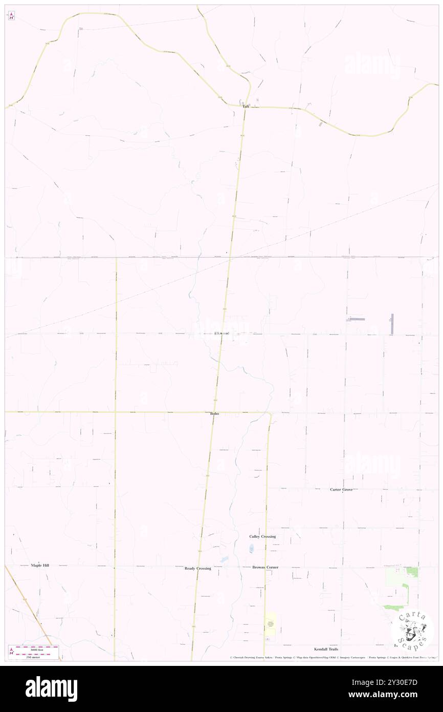 Elkwood, Madison County, USA, Vereinigte Staaten, Alabama, n 34 58' 39''', S 86 43' 24'', Karte, Cartascapes Map, veröffentlicht 2024. Erkunden Sie Cartascapes, eine Karte, die die vielfältigen Landschaften, Kulturen und Ökosysteme der Erde enthüllt. Reisen Sie durch Zeit und Raum und entdecken Sie die Verflechtungen der Vergangenheit, Gegenwart und Zukunft unseres Planeten. Stockfoto