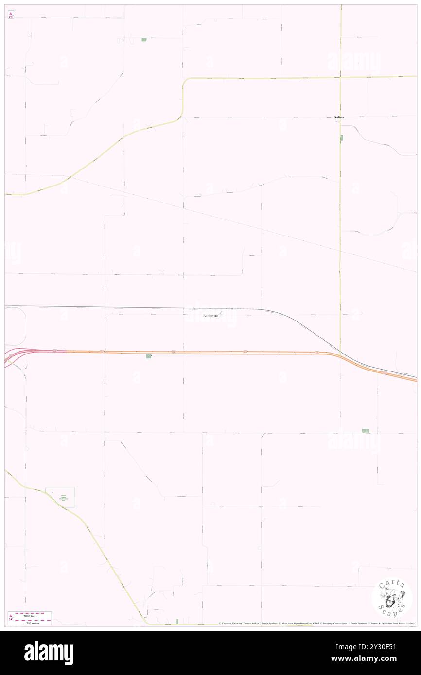 Beckwith, Jefferson County, USA, USA, Iowa, n 41 0' 33'', S 91 51' 52'', Karte, Cartascapes Map, veröffentlicht 2024. Erkunden Sie Cartascapes, eine Karte, die die vielfältigen Landschaften, Kulturen und Ökosysteme der Erde enthüllt. Reisen Sie durch Zeit und Raum und entdecken Sie die Verflechtungen der Vergangenheit, Gegenwart und Zukunft unseres Planeten. Stockfoto