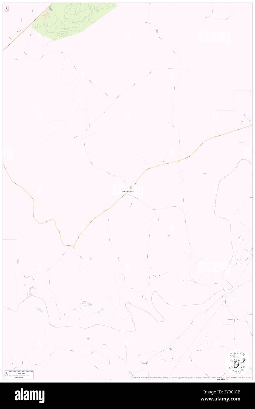 Arkadelphia, Cullman County, USA, Vereinigte Staaten, Alabama, n 33 54' 18'', S 86 57' 45'', Karte, Cartascapes Map, veröffentlicht 2024. Erkunden Sie Cartascapes, eine Karte, die die vielfältigen Landschaften, Kulturen und Ökosysteme der Erde enthüllt. Reisen Sie durch Zeit und Raum und entdecken Sie die Verflechtungen der Vergangenheit, Gegenwart und Zukunft unseres Planeten. Stockfoto