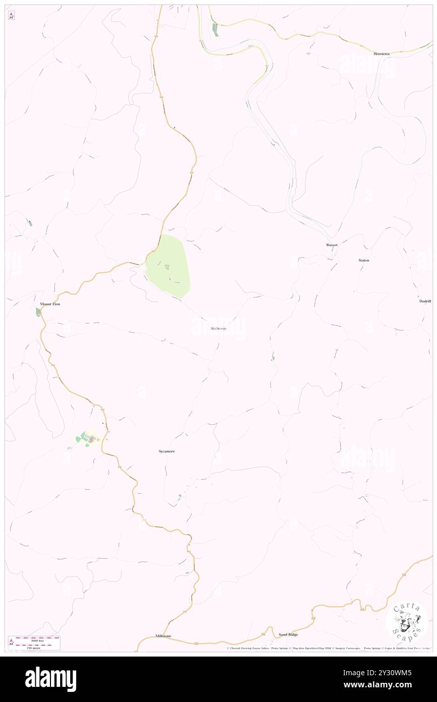 Hathaway, Calhoun County, USA, USA, West Virginia, n 38 51' 28''', S 81 4' 59'', Karte, Karte, Kartenausgabe 2024. Erkunden Sie Cartascapes, eine Karte, die die vielfältigen Landschaften, Kulturen und Ökosysteme der Erde enthüllt. Reisen Sie durch Zeit und Raum und entdecken Sie die Verflechtungen der Vergangenheit, Gegenwart und Zukunft unseres Planeten. Stockfoto