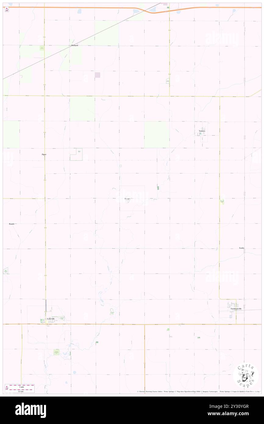 Rinard, Calhoun County, USA, USA, Iowa, n 42 20' 22'', S 94 29' 18'', Karte, Cartascapes Map, veröffentlicht 2024. Erkunden Sie Cartascapes, eine Karte, die die vielfältigen Landschaften, Kulturen und Ökosysteme der Erde enthüllt. Reisen Sie durch Zeit und Raum und entdecken Sie die Verflechtungen der Vergangenheit, Gegenwart und Zukunft unseres Planeten. Stockfoto