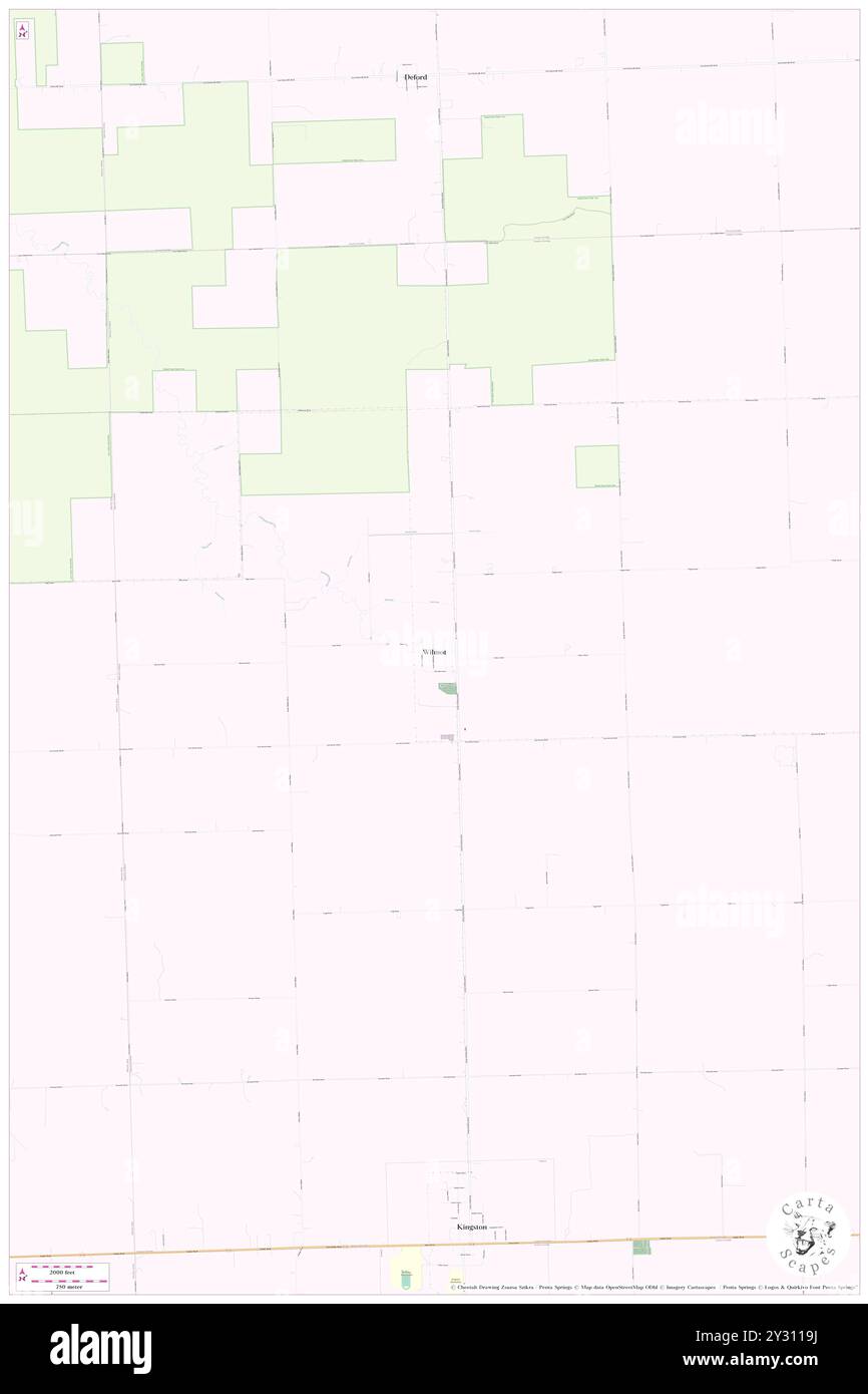 Wilmot, Tuscola County, USA, Vereinigte Staaten, Michigan, n 43 27' 50''', S 83 11' 24'', Karte, Cartascapes Map 2024 veröffentlicht. Erkunden Sie Cartascapes, eine Karte, die die vielfältigen Landschaften, Kulturen und Ökosysteme der Erde enthüllt. Reisen Sie durch Zeit und Raum und entdecken Sie die Verflechtungen der Vergangenheit, Gegenwart und Zukunft unseres Planeten. Stockfoto