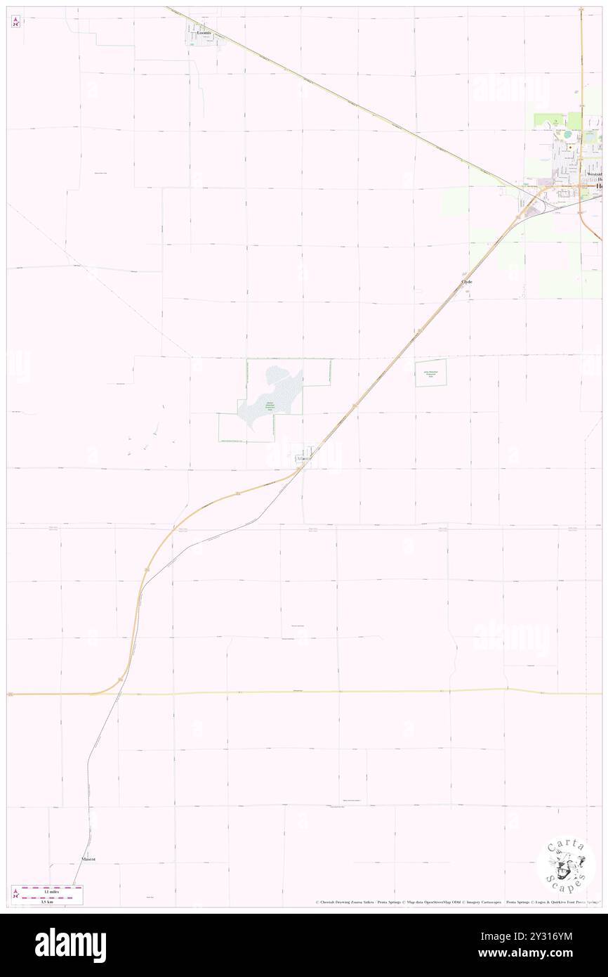 Atlanta, Phelps County, USA, USA, Nebraska, n 40 22' 0''', S 99 28' 23'', Karte, Cartascapes Map, veröffentlicht 2024. Erkunden Sie Cartascapes, eine Karte, die die vielfältigen Landschaften, Kulturen und Ökosysteme der Erde enthüllt. Reisen Sie durch Zeit und Raum und entdecken Sie die Verflechtungen der Vergangenheit, Gegenwart und Zukunft unseres Planeten. Stockfoto