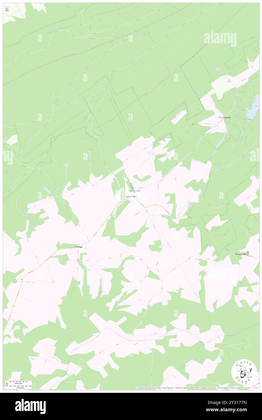 Neffs Mills, Huntingdon County, USA, USA, Pennsylvania, n 40 38' 9'', S 77 57' 50'', Karte, Cartascapes Map, veröffentlicht 2024. Erkunden Sie Cartascapes, eine Karte, die die vielfältigen Landschaften, Kulturen und Ökosysteme der Erde enthüllt. Reisen Sie durch Zeit und Raum und entdecken Sie die Verflechtungen der Vergangenheit, Gegenwart und Zukunft unseres Planeten. Stockfoto