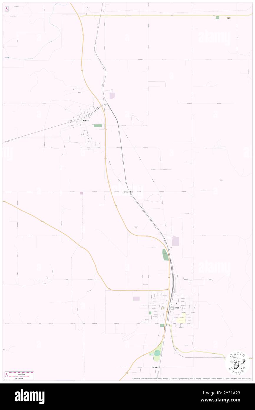 Forest Hill, Le Flore County, USA, USA, Oklahoma, n 34 55' 39''', S 94 37' 10'', Karte, Cartascapes Map, veröffentlicht 2024. Erkunden Sie Cartascapes, eine Karte, die die vielfältigen Landschaften, Kulturen und Ökosysteme der Erde enthüllt. Reisen Sie durch Zeit und Raum und entdecken Sie die Verflechtungen der Vergangenheit, Gegenwart und Zukunft unseres Planeten. Stockfoto