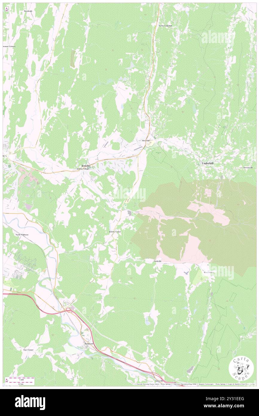 Jericho, Carroll County, USA, New Hampshire, n 44 6' 28'', S 71 12' 14'', Karte, Cartascapes Map, veröffentlicht 2024. Erkunden Sie Cartascapes, eine Karte, die die vielfältigen Landschaften, Kulturen und Ökosysteme der Erde enthüllt. Reisen Sie durch Zeit und Raum und entdecken Sie die Verflechtungen der Vergangenheit, Gegenwart und Zukunft unseres Planeten. Stockfoto