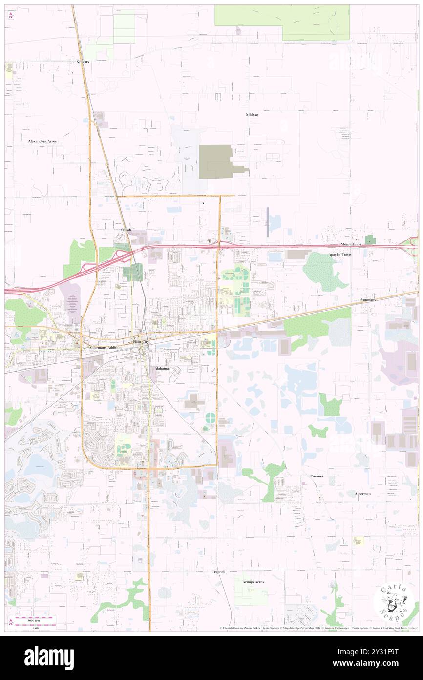 Camp T F Addition, Hillsborough County, USA, Vereinigte Staaten, Florida, n 28 1' 17'', S 82 6' 22'', Karte, Cartascapes Map, veröffentlicht 2024. Erkunden Sie Cartascapes, eine Karte, die die vielfältigen Landschaften, Kulturen und Ökosysteme der Erde enthüllt. Reisen Sie durch Zeit und Raum und entdecken Sie die Verflechtungen der Vergangenheit, Gegenwart und Zukunft unseres Planeten. Stockfoto