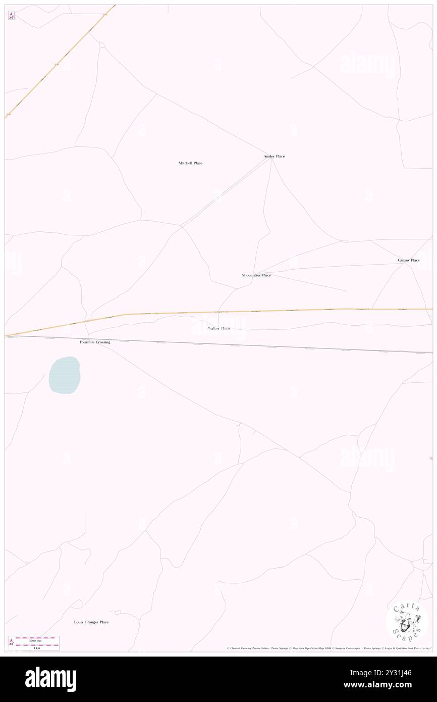 Walker Place, Brewster County, USA, USA, Texas, n 30 12' 30''', S 103 9' 5''', Karte, Cartascapes Map 2024 veröffentlicht. Erkunden Sie Cartascapes, eine Karte, die die vielfältigen Landschaften, Kulturen und Ökosysteme der Erde enthüllt. Reisen Sie durch Zeit und Raum und entdecken Sie die Verflechtungen der Vergangenheit, Gegenwart und Zukunft unseres Planeten. Stockfoto