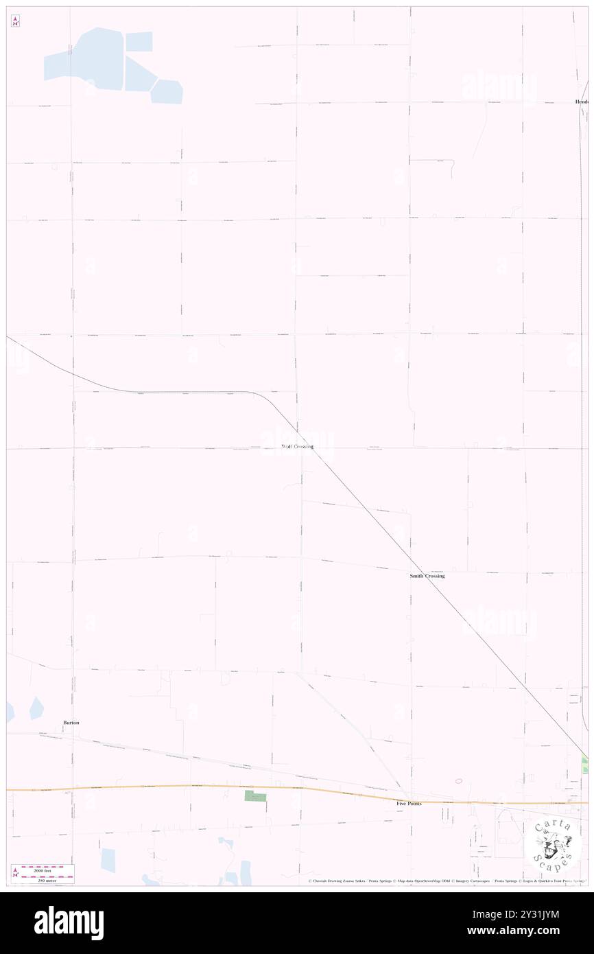 Wolf Crossing, Shiawassee County, USA, Vereinigte Staaten, Michigan, n 43 2' 34'', S 84 14' 43'', Karte, Cartascapes Map, veröffentlicht 2024. Erkunden Sie Cartascapes, eine Karte, die die vielfältigen Landschaften, Kulturen und Ökosysteme der Erde enthüllt. Reisen Sie durch Zeit und Raum und entdecken Sie die Verflechtungen der Vergangenheit, Gegenwart und Zukunft unseres Planeten. Stockfoto