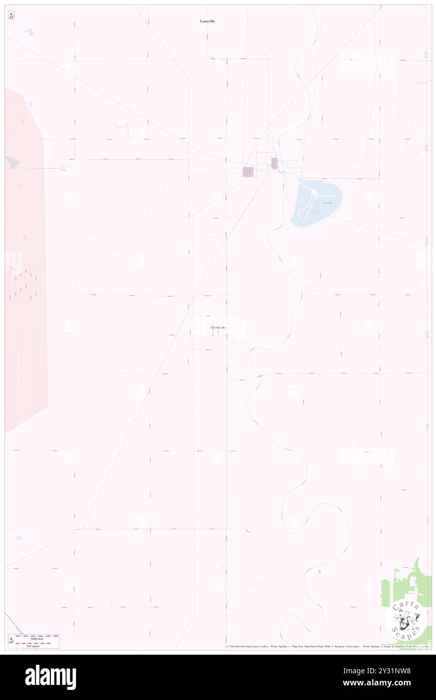 Montana, Labette County, USA, Vereinigte Staaten, Kansas, n 37 16' 31'', S 95 7' 26'', Karte, Cartascapes Map, veröffentlicht 2024. Erkunden Sie Cartascapes, eine Karte, die die vielfältigen Landschaften, Kulturen und Ökosysteme der Erde enthüllt. Reisen Sie durch Zeit und Raum und entdecken Sie die Verflechtungen der Vergangenheit, Gegenwart und Zukunft unseres Planeten. Stockfoto