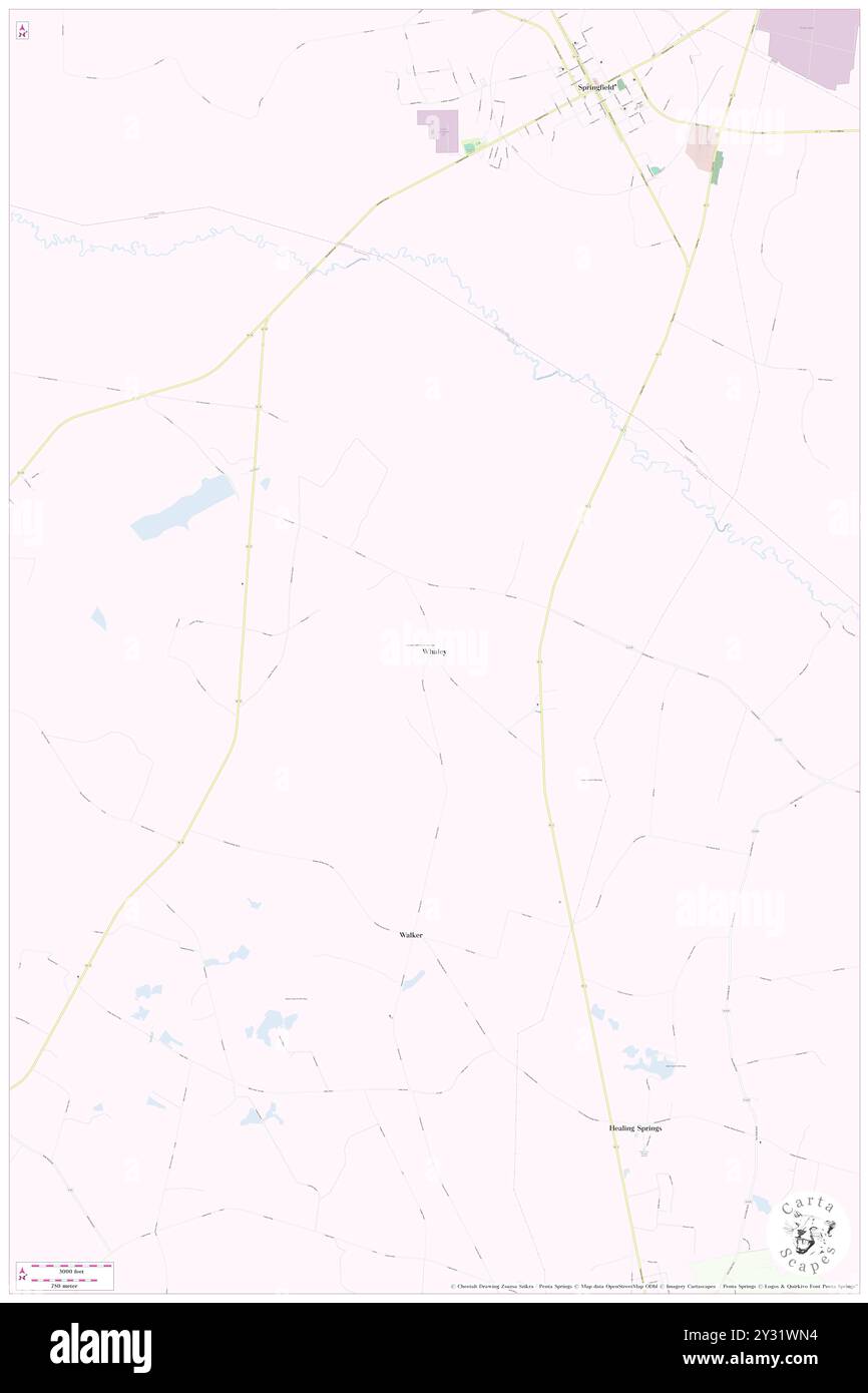 Whaley, Barnwell County, USA, Vereinigte Staaten, South Carolina, n 33 26' 27'', S 81 17' 54'', Karte, Cartascapes Map, veröffentlicht 2024. Erkunden Sie Cartascapes, eine Karte, die die vielfältigen Landschaften, Kulturen und Ökosysteme der Erde enthüllt. Reisen Sie durch Zeit und Raum und entdecken Sie die Verflechtungen der Vergangenheit, Gegenwart und Zukunft unseres Planeten. Stockfoto