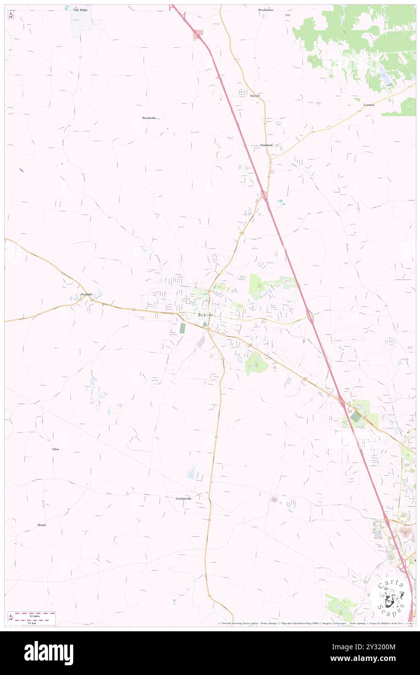 Jackson, Cape Girardeau County, USA, Vereinigte Staaten, Missouri, n 37 22' 56'', S 89 39' 58'', Karte, Cartascapes Map, veröffentlicht 2024. Erkunden Sie Cartascapes, eine Karte, die die vielfältigen Landschaften, Kulturen und Ökosysteme der Erde enthüllt. Reisen Sie durch Zeit und Raum und entdecken Sie die Verflechtungen der Vergangenheit, Gegenwart und Zukunft unseres Planeten. Stockfoto