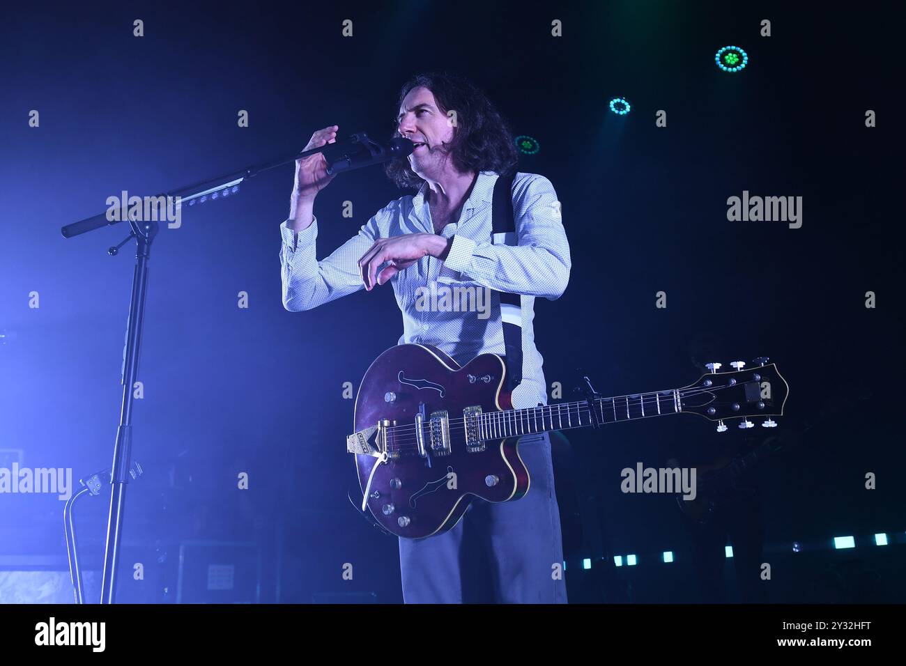UK. September 2024. LONDON, ENGLAND - 11. SEPTEMBER: Gary Lightbody von Snow Patrol tritt am 11. September 2024 in London auf. CAP/MAR © MAR/Capital Pictures Credit: Capital Pictures/Alamy Live News Stockfoto