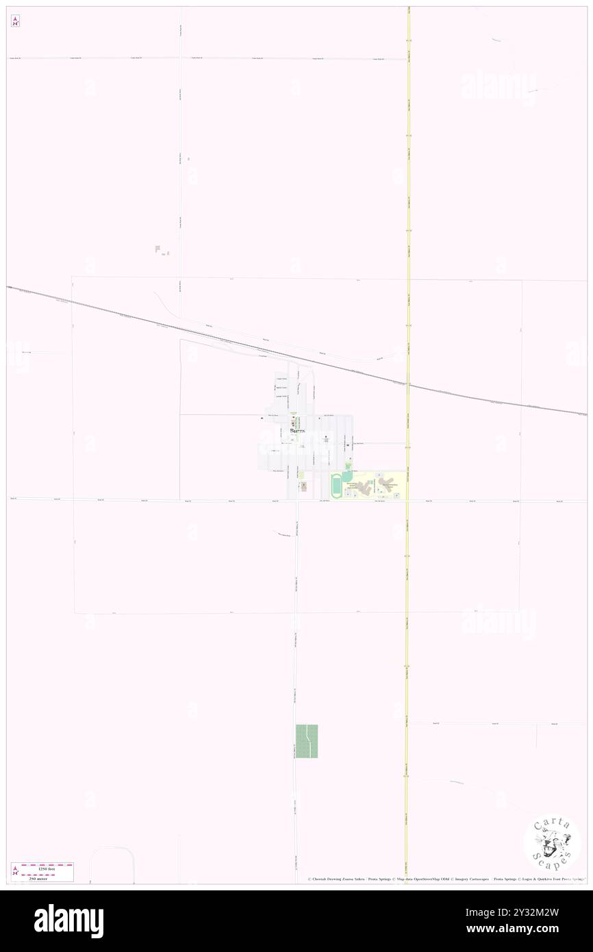 Burns, Laramie County, USA, Vereinigte Staaten, Wyoming, n 41 11' 33'', S 104 21' 32'', Karte, Cartascapes Map, veröffentlicht 2024. Erkunden Sie Cartascapes, eine Karte, die die vielfältigen Landschaften, Kulturen und Ökosysteme der Erde enthüllt. Reisen Sie durch Zeit und Raum und entdecken Sie die Verflechtungen der Vergangenheit, Gegenwart und Zukunft unseres Planeten. Stockfoto