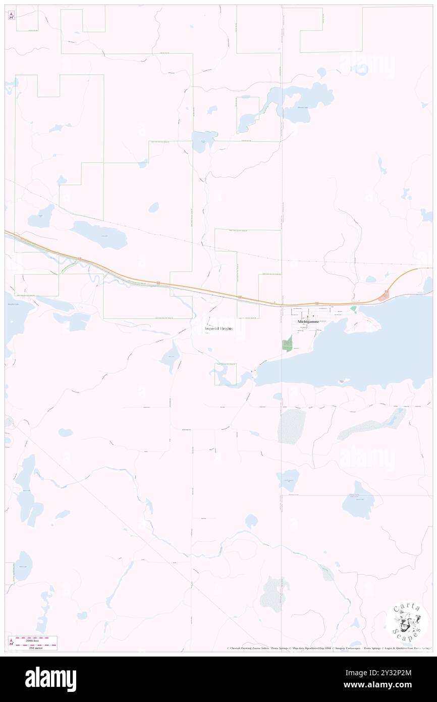 Imperial Heights, Baraga County, USA, USA, Michigan, n 46 32' 0'', S 88 7' 52'', Karte, Cartascapes Map, veröffentlicht 2024. Erkunden Sie Cartascapes, eine Karte, die die vielfältigen Landschaften, Kulturen und Ökosysteme der Erde enthüllt. Reisen Sie durch Zeit und Raum und entdecken Sie die Verflechtungen der Vergangenheit, Gegenwart und Zukunft unseres Planeten. Stockfoto