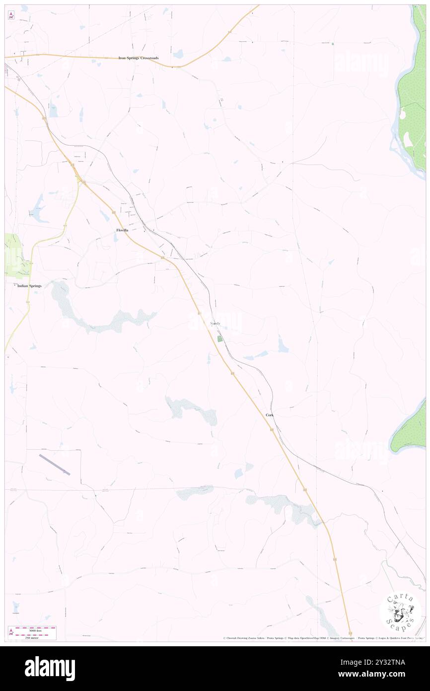 Sandy, Butts County, USA, USA, Georgia, n 33 14' 6''', S 83 52' 34'', Karte, Karte, Kartenausgabe 2024. Erkunden Sie Cartascapes, eine Karte, die die vielfältigen Landschaften, Kulturen und Ökosysteme der Erde enthüllt. Reisen Sie durch Zeit und Raum und entdecken Sie die Verflechtungen der Vergangenheit, Gegenwart und Zukunft unseres Planeten. Stockfoto