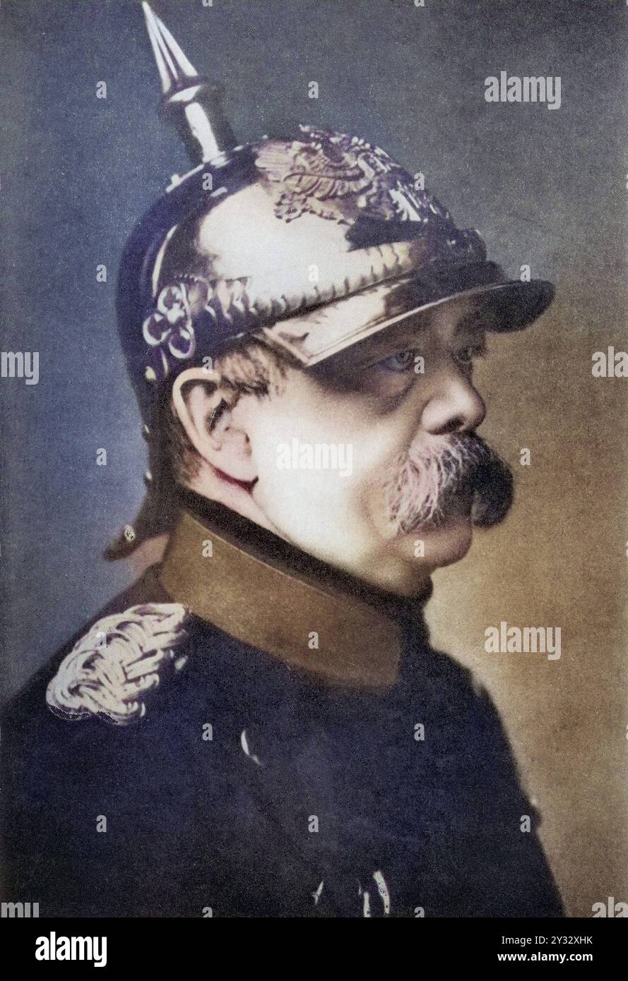 Otto Eduard Leopold von Bismarck, Fürst von Bismarck, Herzog von Lauenburg, Graf von Bismarck-Schönhausen, 1815 bis 1898. Preußisch-deutscher Staatsma Stockfoto