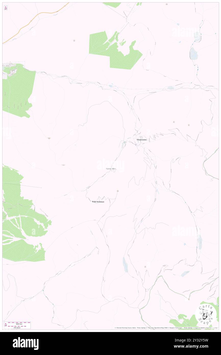 Saints John (historisch), Summit County, USA, Vereinigte Staaten, Colorado, n 39 34' 17'', S 105 52' 54'', Karte, Cartascapes Map, veröffentlicht 2024. Erkunden Sie Cartascapes, eine Karte, die die vielfältigen Landschaften, Kulturen und Ökosysteme der Erde enthüllt. Reisen Sie durch Zeit und Raum und entdecken Sie die Verflechtungen der Vergangenheit, Gegenwart und Zukunft unseres Planeten. Stockfoto