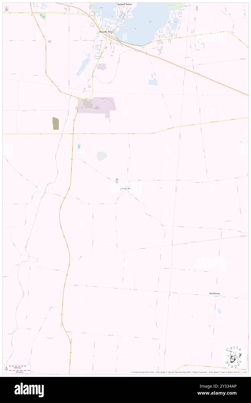 Lewistown, Logan County, USA, USA, Ohio, n 40 25' 20'', S 83 53' 4'', Karte, Cartascapes Map, veröffentlicht 2024. Erkunden Sie Cartascapes, eine Karte, die die vielfältigen Landschaften, Kulturen und Ökosysteme der Erde enthüllt. Reisen Sie durch Zeit und Raum und entdecken Sie die Verflechtungen der Vergangenheit, Gegenwart und Zukunft unseres Planeten. Stockfoto