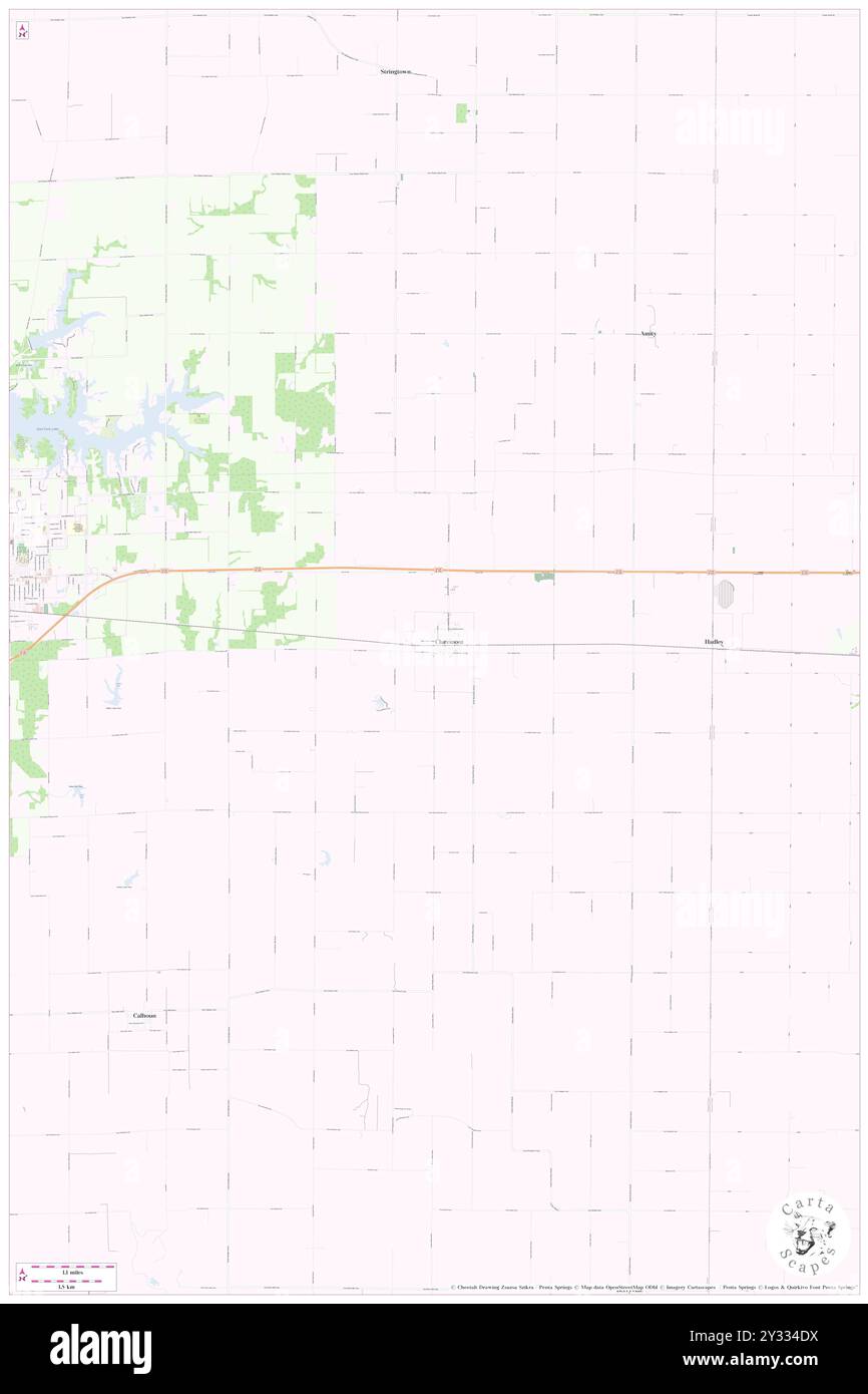 Claremont, Richland County, USA, USA, Illinois, n 38 43' 10'', S 87 58' 17'', Karte, Cartascapes Map, veröffentlicht 2024. Erkunden Sie Cartascapes, eine Karte, die die vielfältigen Landschaften, Kulturen und Ökosysteme der Erde enthüllt. Reisen Sie durch Zeit und Raum und entdecken Sie die Verflechtungen der Vergangenheit, Gegenwart und Zukunft unseres Planeten. Stockfoto