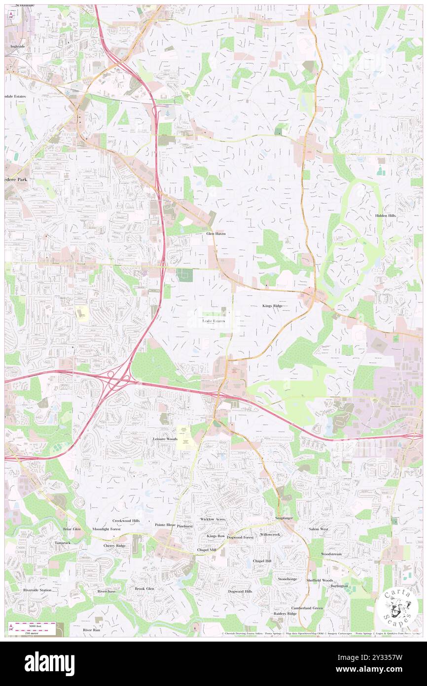 Leslie Estates, DeKalb County, USA, Vereinigte Staaten, Georgia, n 33 43' 35'', S 84 13' 6'', Karte, Cartascapes Map, veröffentlicht 2024. Erkunden Sie Cartascapes, eine Karte, die die vielfältigen Landschaften, Kulturen und Ökosysteme der Erde enthüllt. Reisen Sie durch Zeit und Raum und entdecken Sie die Verflechtungen der Vergangenheit, Gegenwart und Zukunft unseres Planeten. Stockfoto