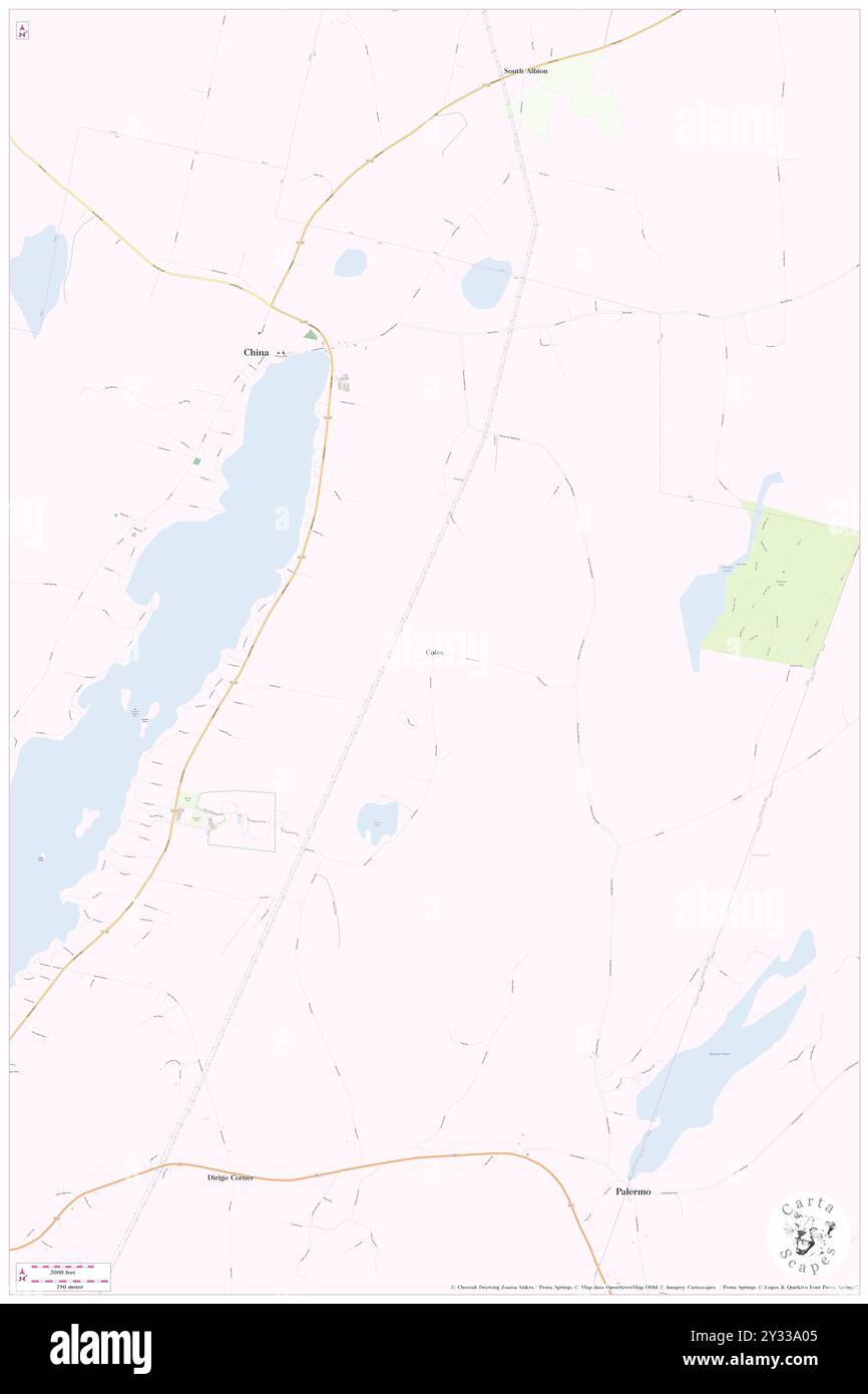 Coles, Kennebec County, USA, USA, Maine, n 44 27' 13'', S 69 29' 47'', Karte, Cartascapes Map, veröffentlicht 2024. Erkunden Sie Cartascapes, eine Karte, die die vielfältigen Landschaften, Kulturen und Ökosysteme der Erde enthüllt. Reisen Sie durch Zeit und Raum und entdecken Sie die Verflechtungen der Vergangenheit, Gegenwart und Zukunft unseres Planeten. Stockfoto