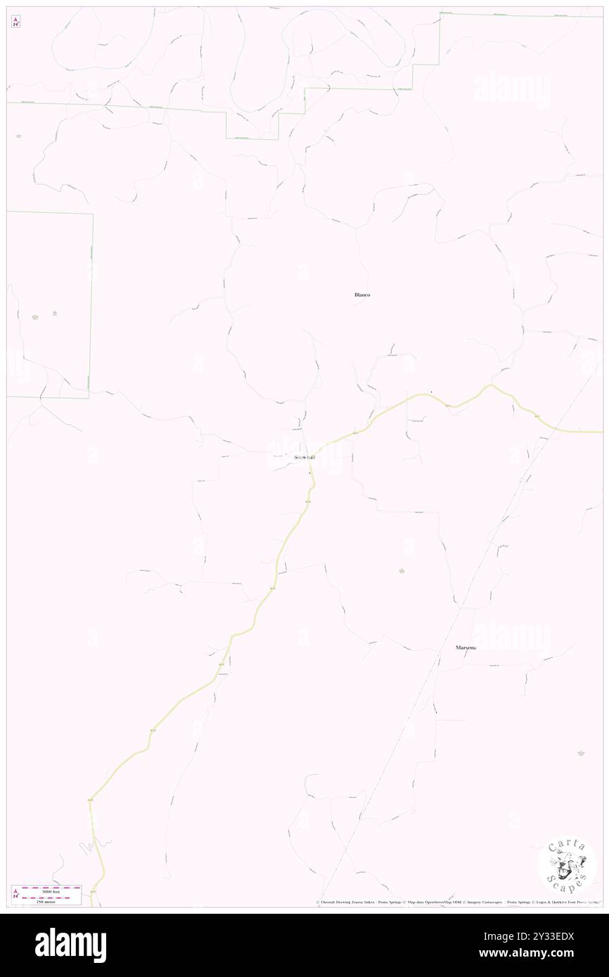 Snowball, Searcy County, USA, USA, Arkansas, n 35 54' 23'', S 92 49' 18'', Karte, Cartascapes Map, veröffentlicht 2024. Erkunden Sie Cartascapes, eine Karte, die die vielfältigen Landschaften, Kulturen und Ökosysteme der Erde enthüllt. Reisen Sie durch Zeit und Raum und entdecken Sie die Verflechtungen der Vergangenheit, Gegenwart und Zukunft unseres Planeten. Stockfoto