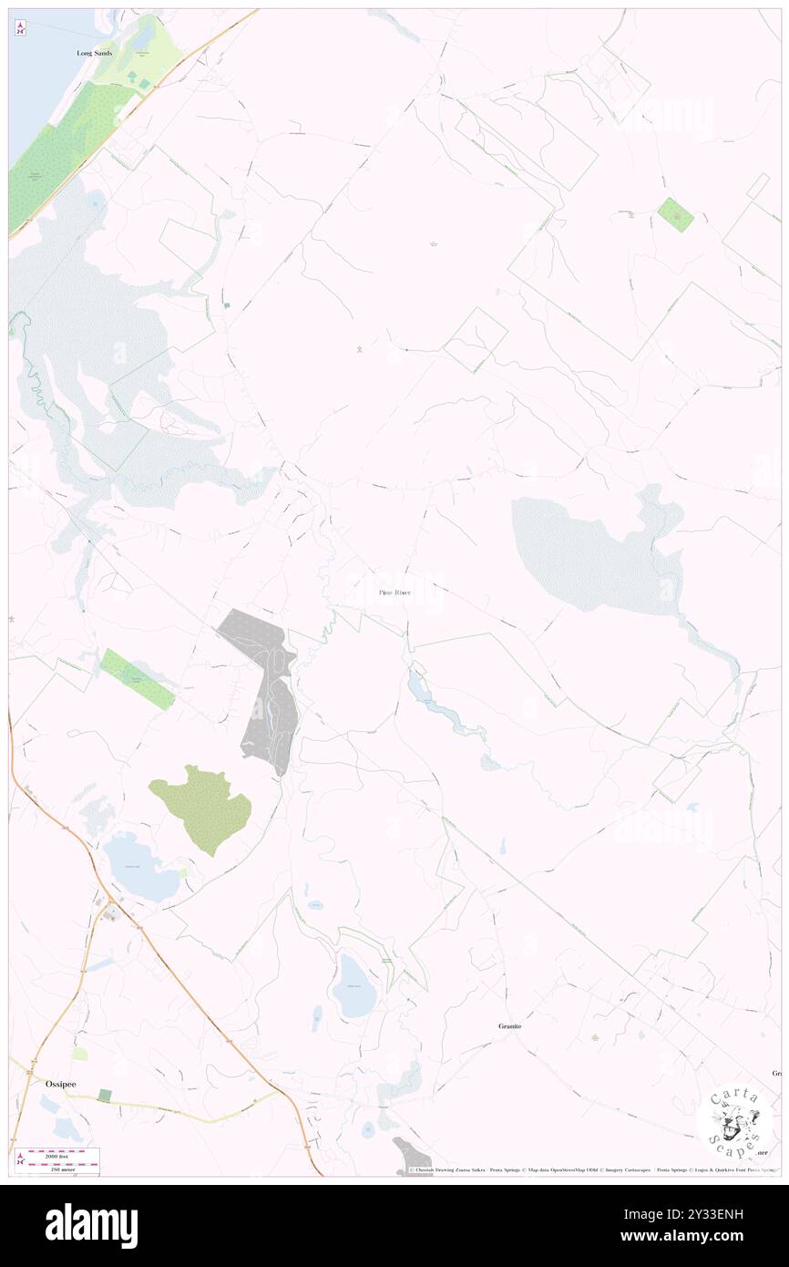 Pine River, Carroll County, USA, Vereinigte Staaten, New Hampshire, n 43 43' 55'', S 71 4' 25'', Karte, Cartascapes Map, veröffentlicht 2024. Erkunden Sie Cartascapes, eine Karte, die die vielfältigen Landschaften, Kulturen und Ökosysteme der Erde enthüllt. Reisen Sie durch Zeit und Raum und entdecken Sie die Verflechtungen der Vergangenheit, Gegenwart und Zukunft unseres Planeten. Stockfoto