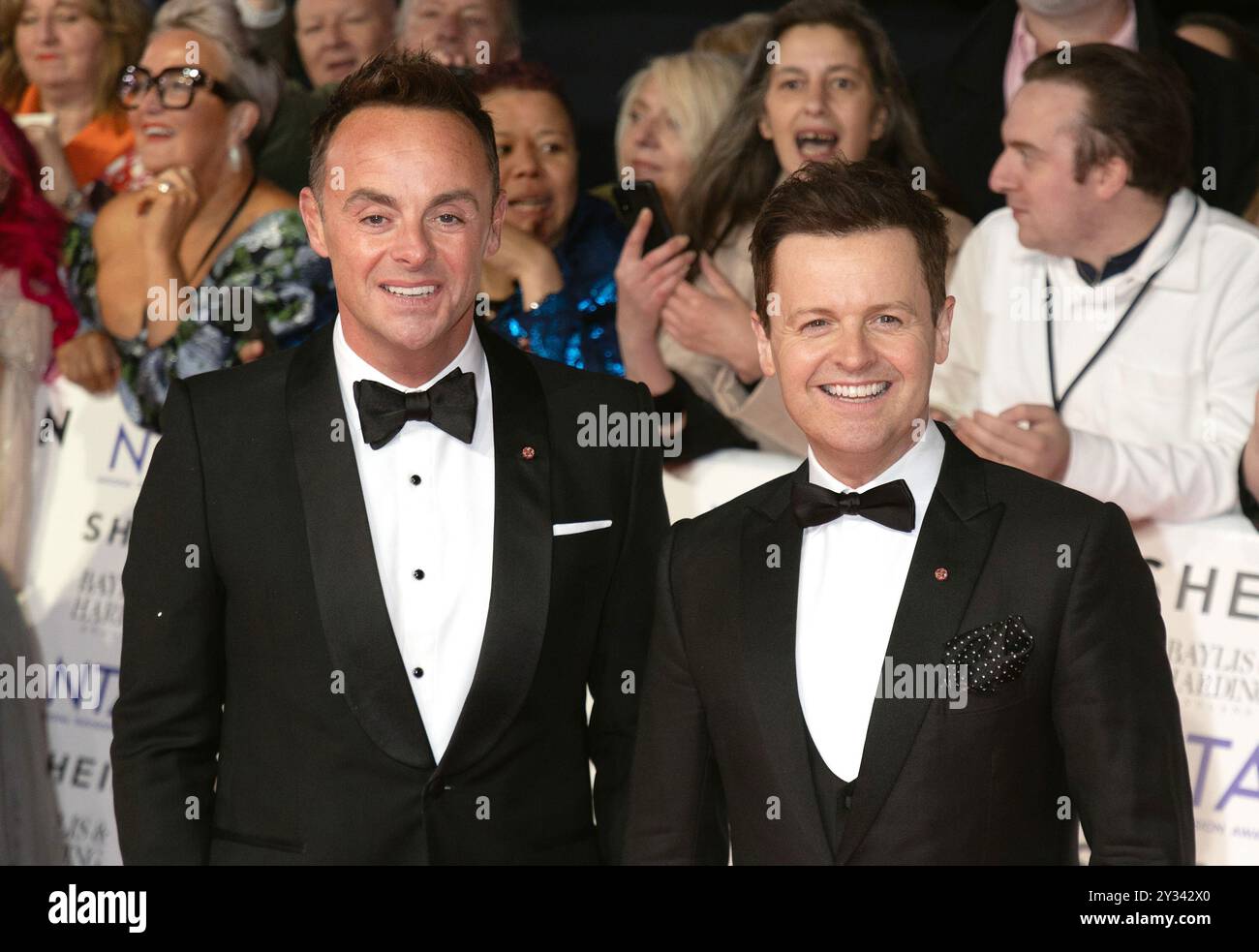 London, Vereinigtes Königreich, 11. September 2024. Anthony McPartlin und Declan Donnellynehmen am 11. September 2024 an den National Television Awards Red Carpet Arrivals in der O2 Arena Teil. Vereinigtes Königreich. Quelle: S.A.M./Alamy Live News Stockfoto