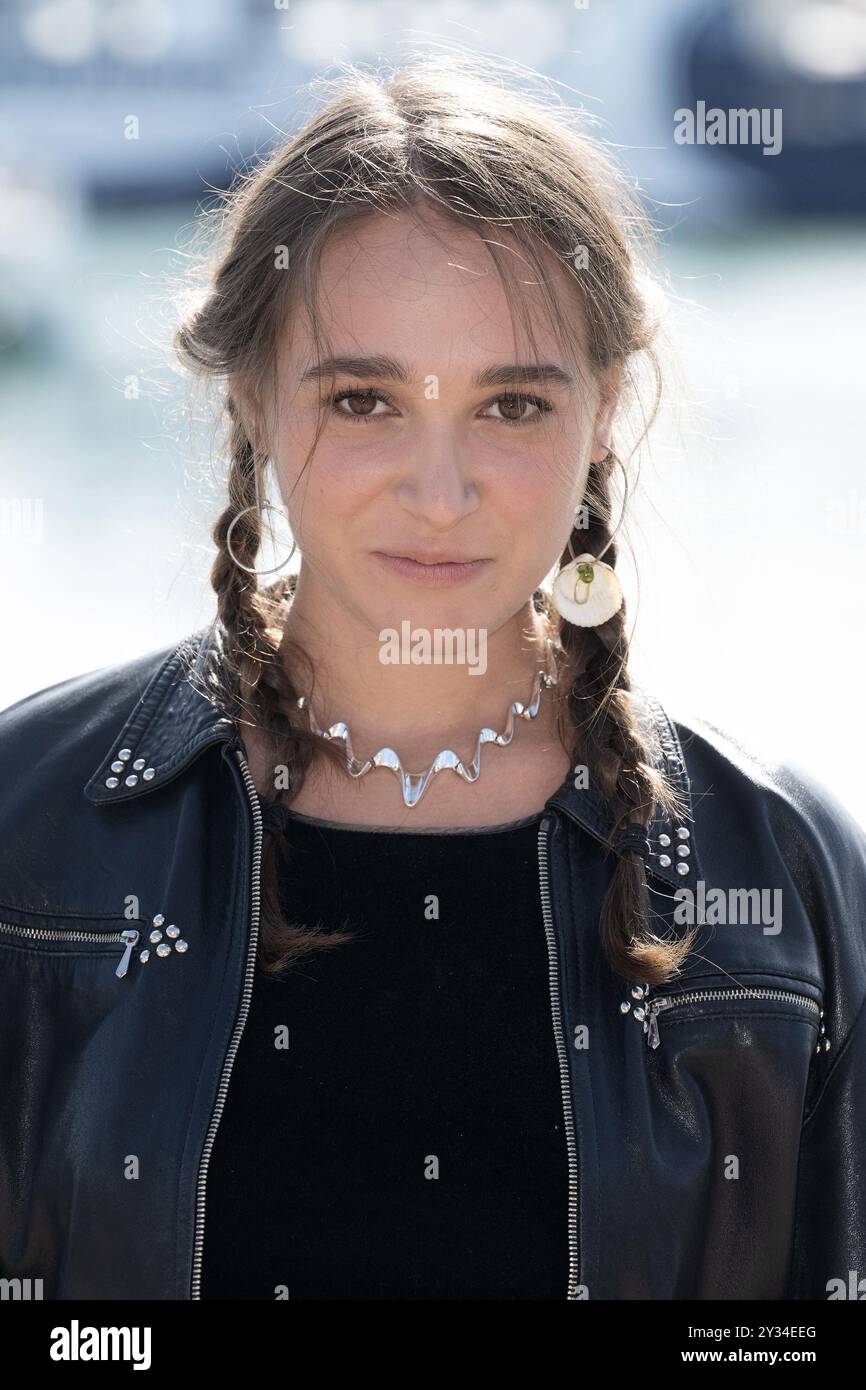 La Rochelle, Frankreich. September 2024. Capucine Valmary nimmt am 26. La Rochelle Fiction Festivall am 12. September 2024 in La Rochelle Teil. Foto: David NIVIERE/ABACAPRESS. COM Credit: Abaca Press/Alamy Live News Stockfoto