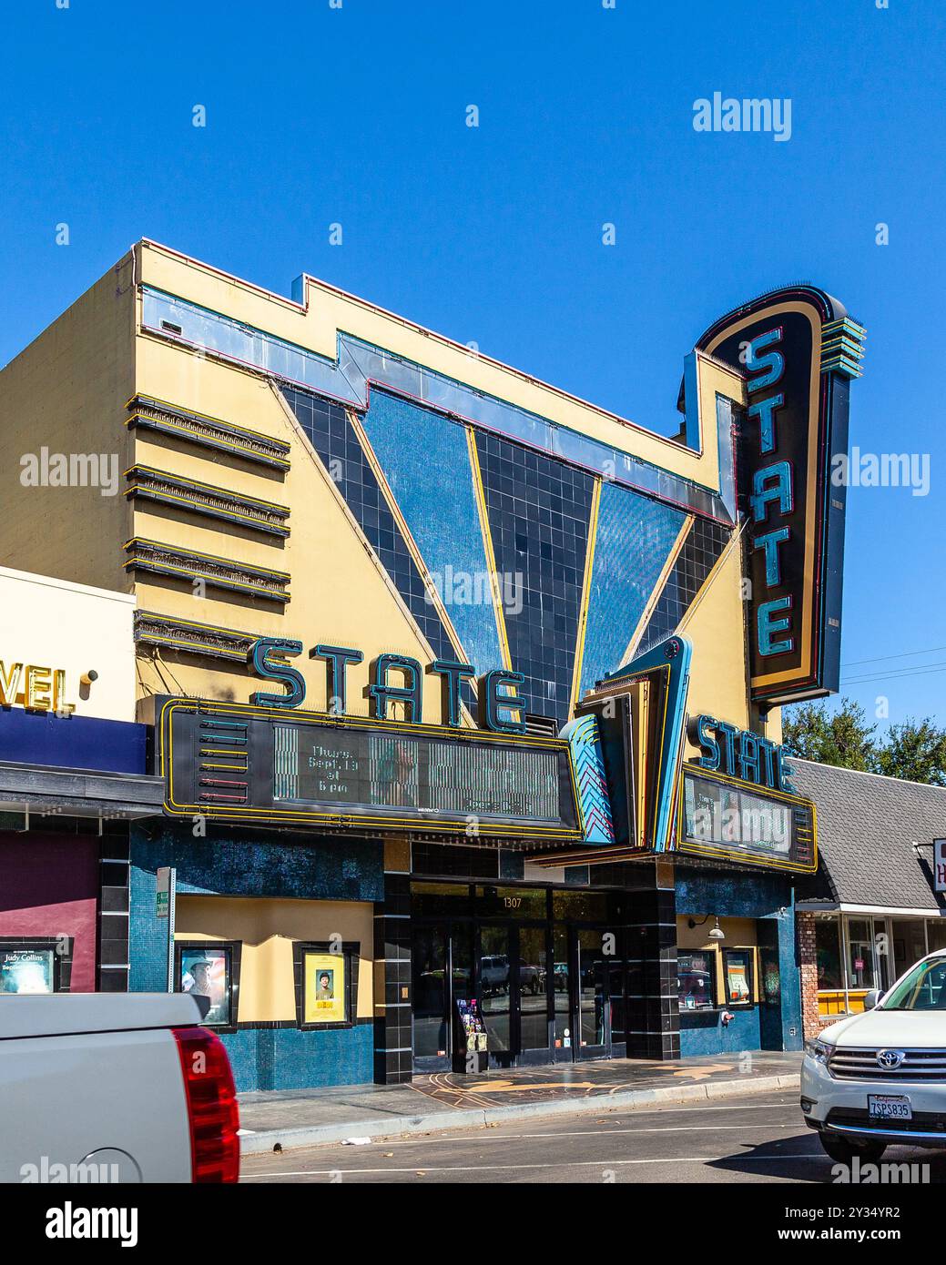 Das historische State Theater in Modesto, Kalifornien, USA Stockfoto