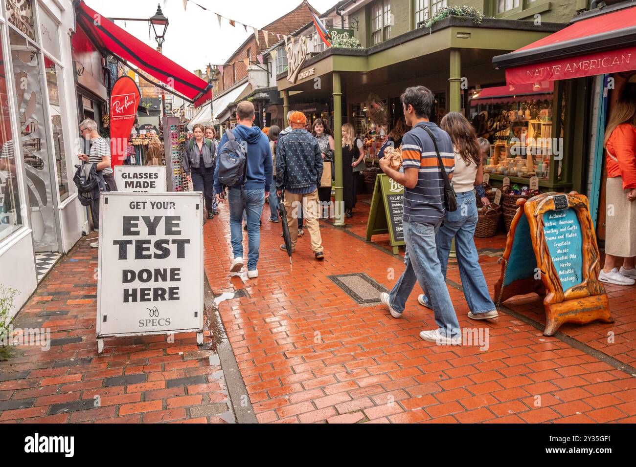 Brighton, 7. September 2024: Kensington Gardens in North Laine Stockfoto