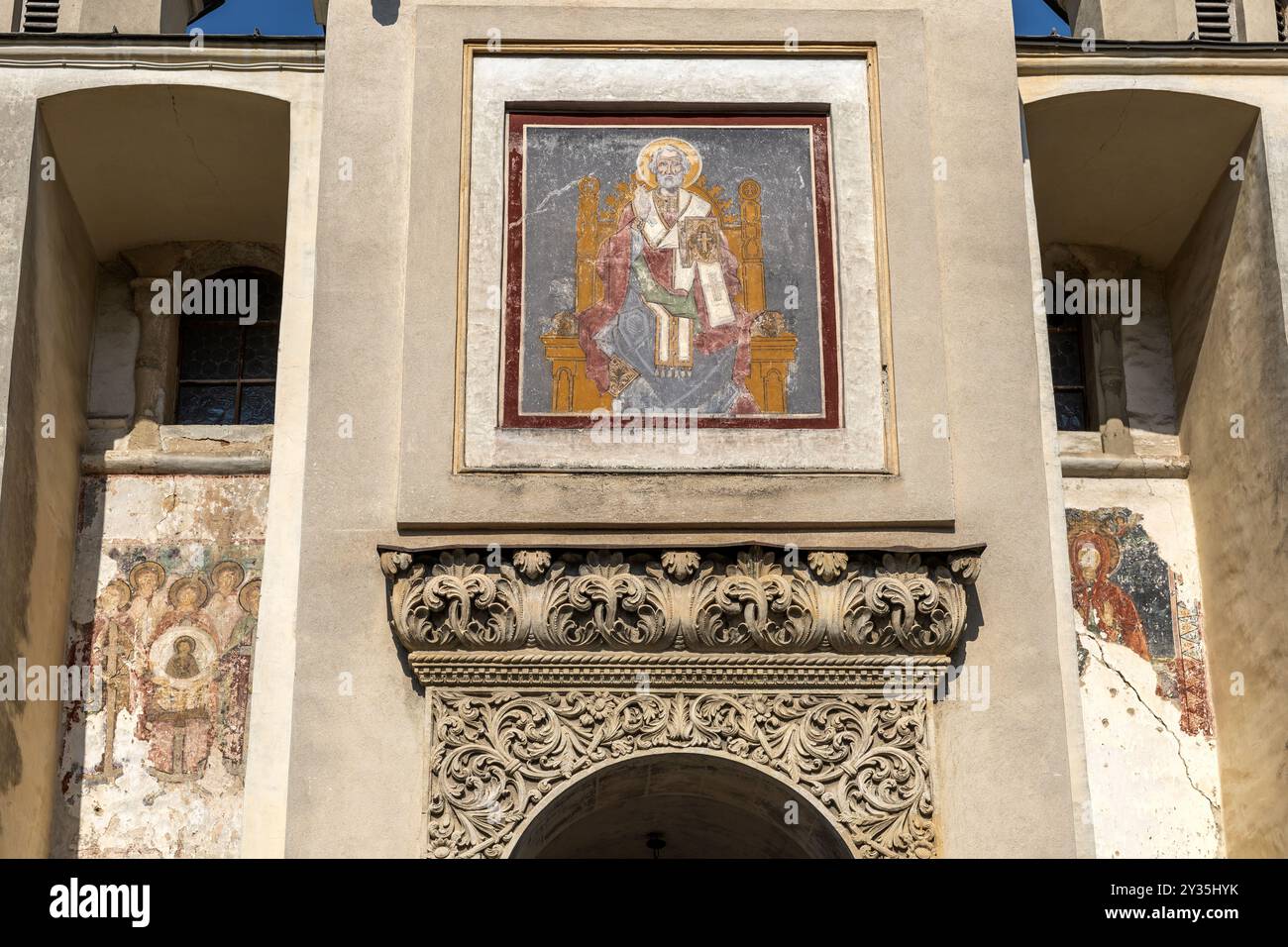 Nikolaikirche, auch bekannt als Kathedrale, Rumänisch-orthodoxe Kathedrale, Brasov, Rumänien Stockfoto