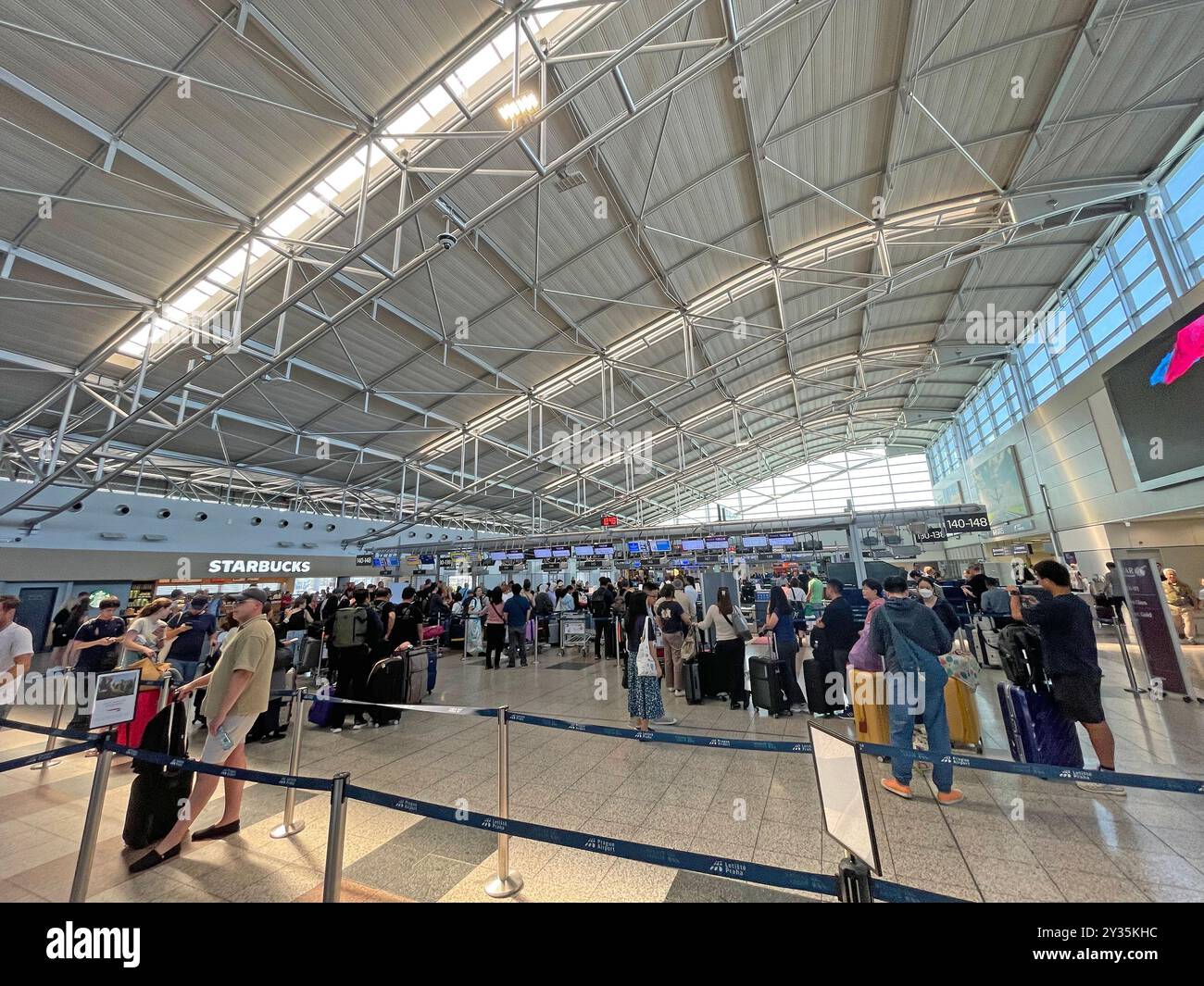 FLUGHAFEN VACLAV HAVEL, PRAG. Foto: Tony Gale Stockfoto