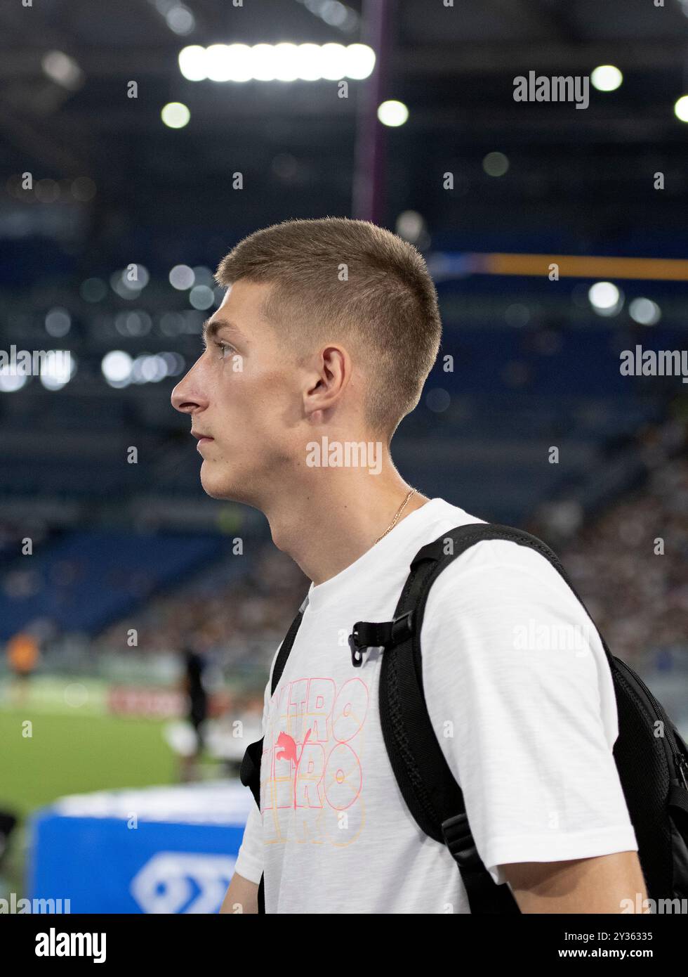 OLEH Doroschtschuk (Ukraine), Hochspringer, Goldene Gala Pietro Mennea Diamond League Athletics 2024, Rom, Italien Stockfoto