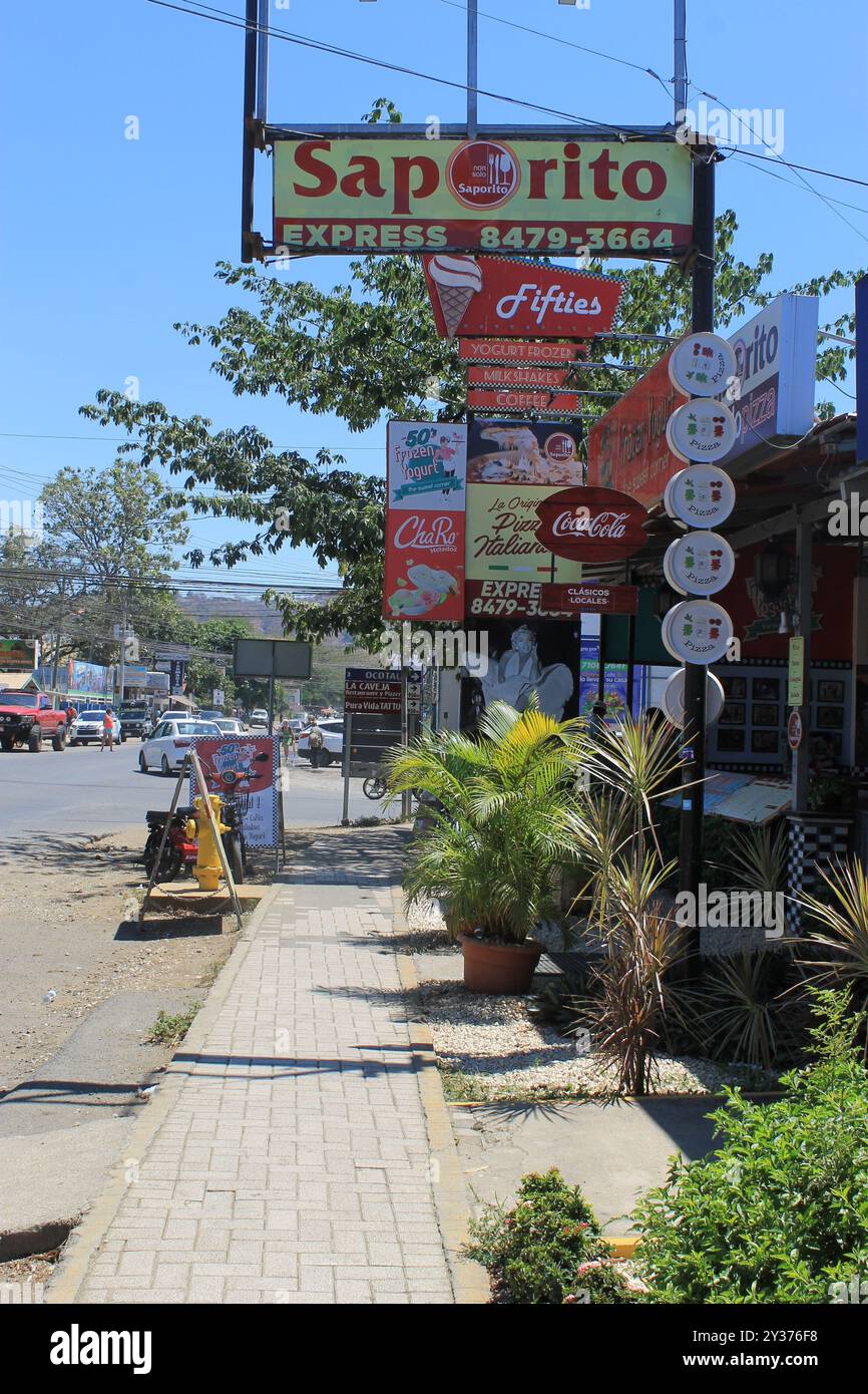 Saparito Express, Coco Beach, Guanacaste, Costa Rica Stockfoto