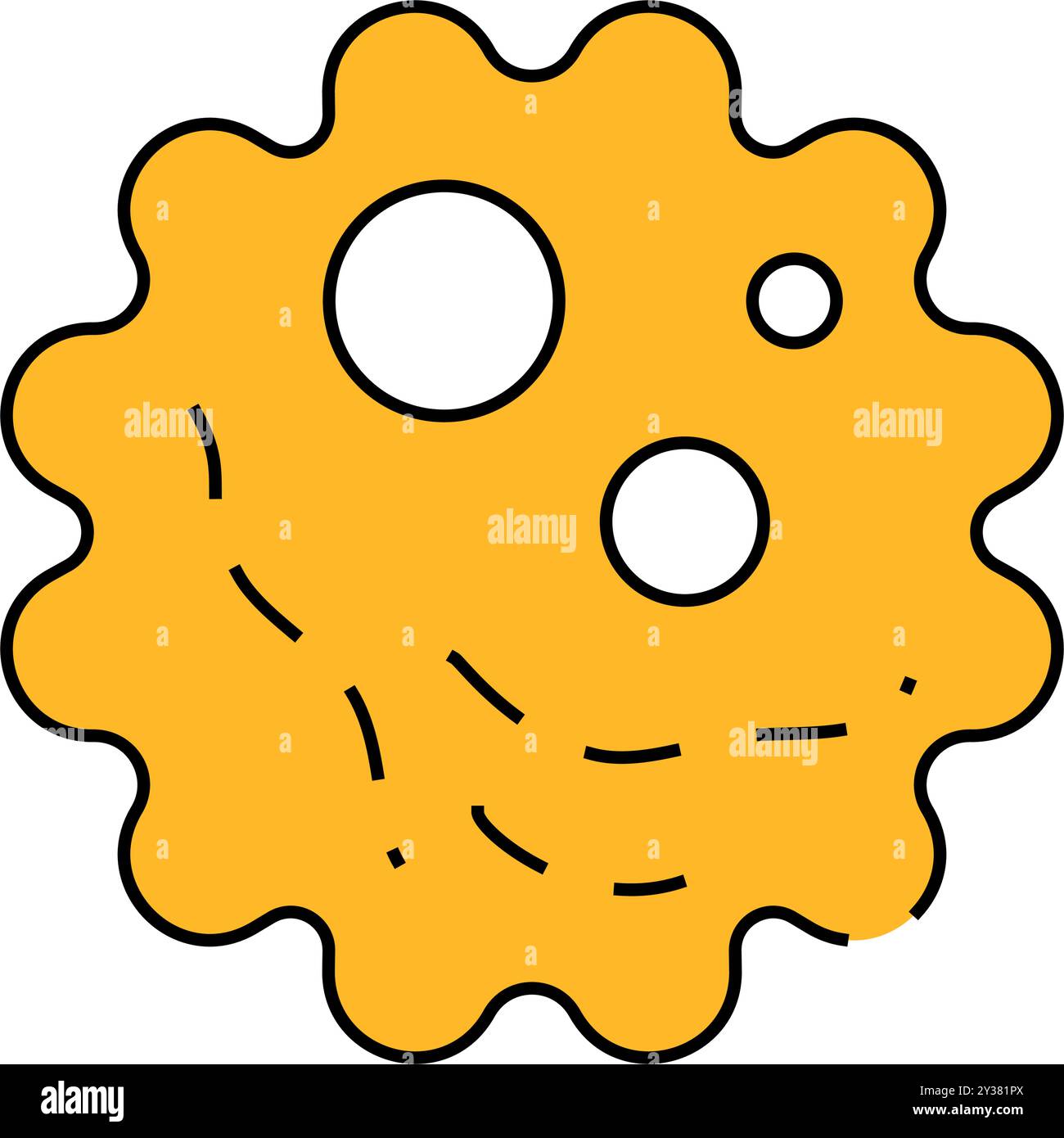 zika Virus Symbol Farbe Illustration Stock Vektor