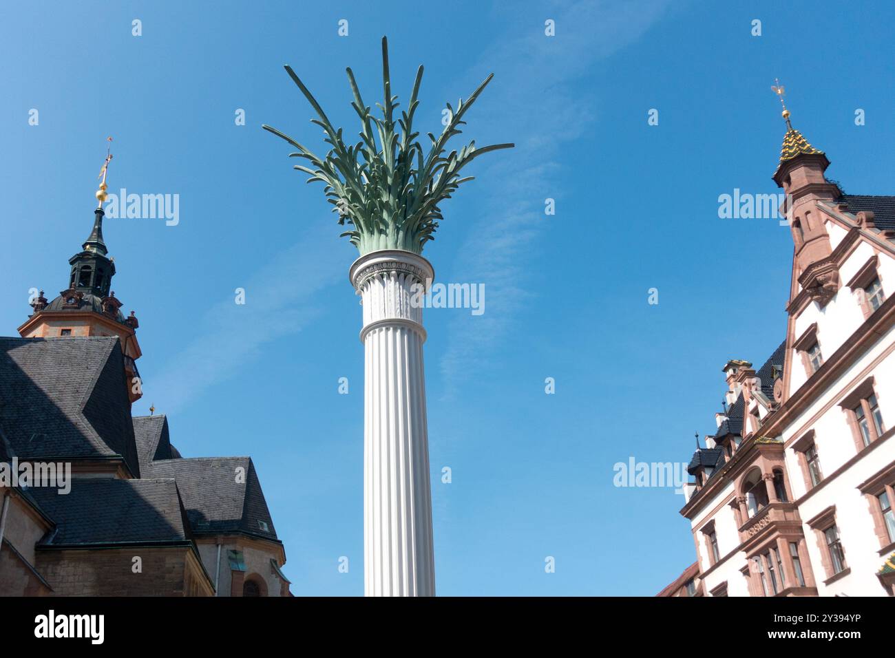 Nikolaisäule Leipzig Deutschland Europa Stockfoto