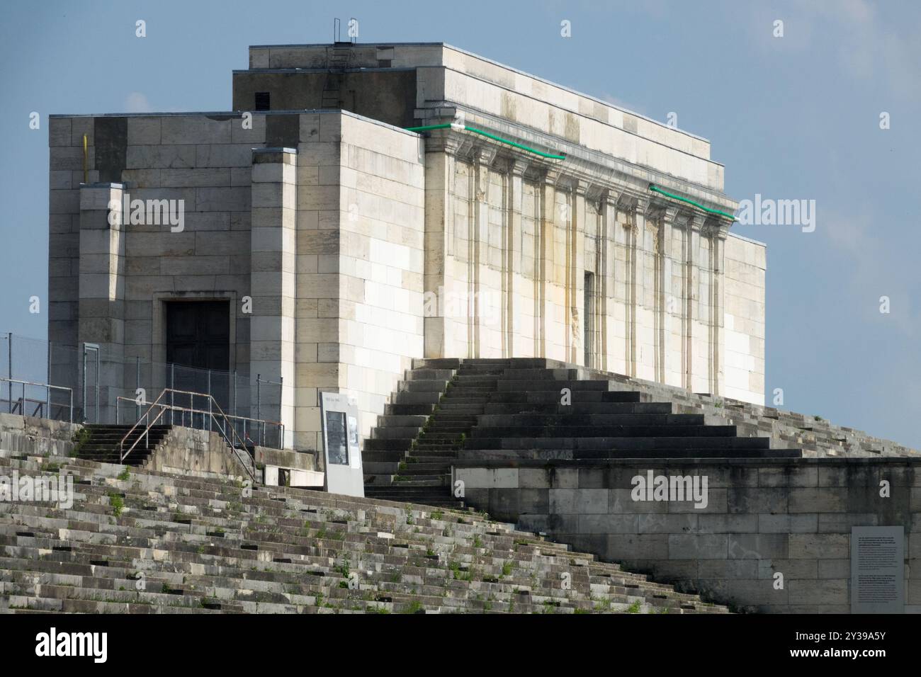 Zeppelinfeld Nürnberg Zeppelin Field Nazi Tribune Grandstand Stadium, Nürnberg Deutschland Europa Stockfoto