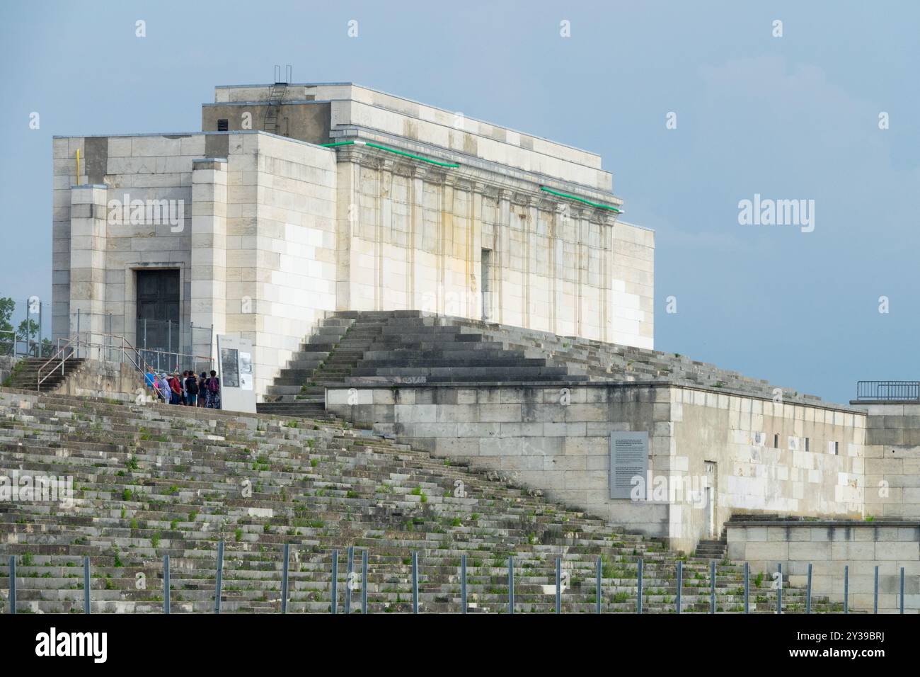 Zeppelinfeld Nürnberg Zeppelin Field Nürnberg Nazi Tribune Grandstand Stadium, Nürnberg Deutschland Europa Stockfoto