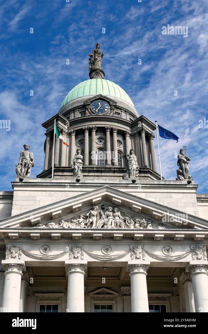 Custom House in Dublin, Irland Stockfoto