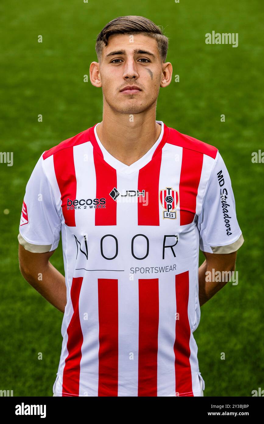 OSS, 10.09.2024. Frans Heesen Stadion. Keuken Kampioen Divisie, KKD, Saison 2024-2025, voetbal. Fotoruf Oss. Oben. Jonathan Mulder Credit: Pro Shots/Alamy Live News Stockfoto