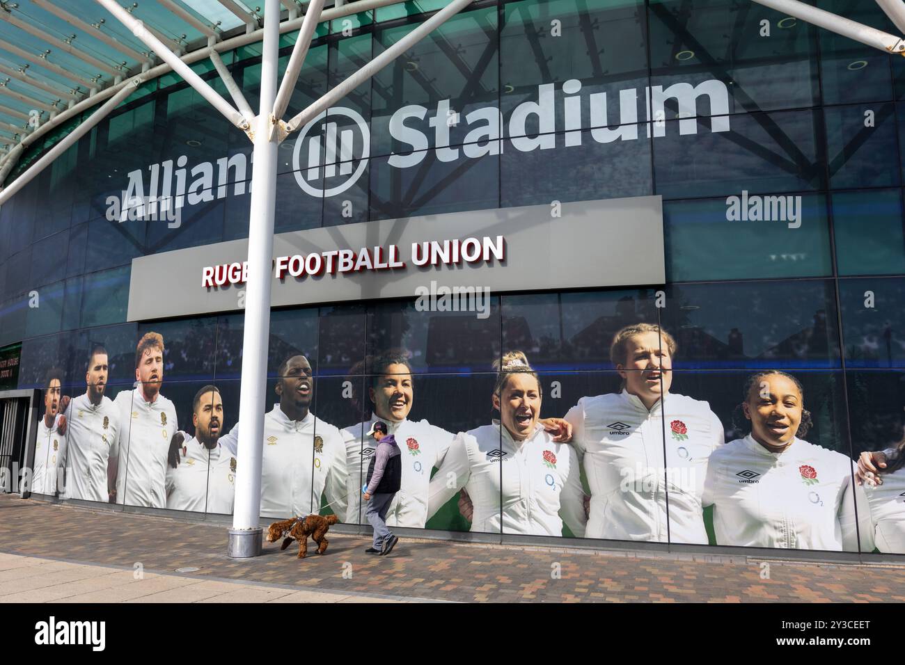 London, Großbritannien. September 2024. Das neue Allianz Stadium, Twickenhan - Heimstadion des England Rugby. UK © ️ Credit: Elsie Kibue/Alamy Live News Stockfoto