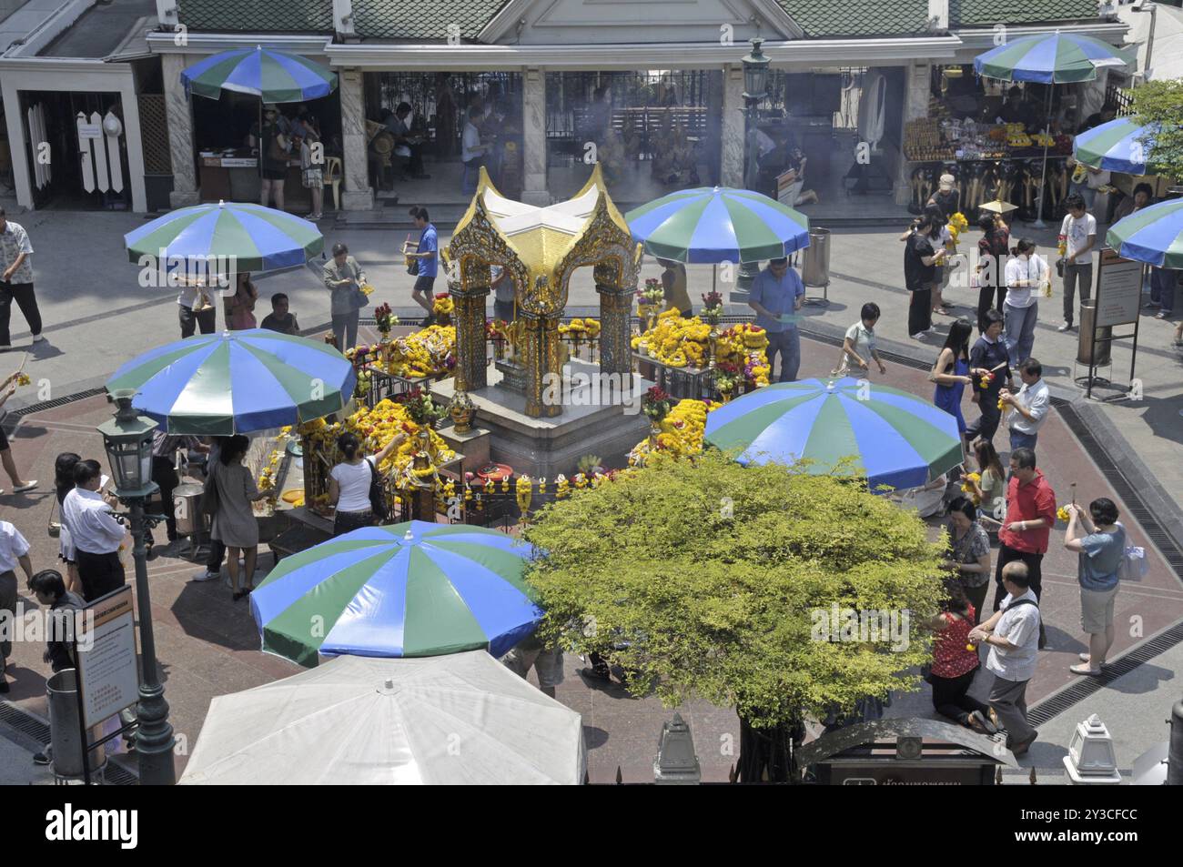 Erawan-Schrein, Bangkok, Thailand, Asien Stockfoto