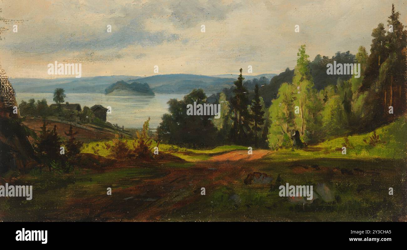 Vaara und Seeblick, 1870-1879. Stockfoto