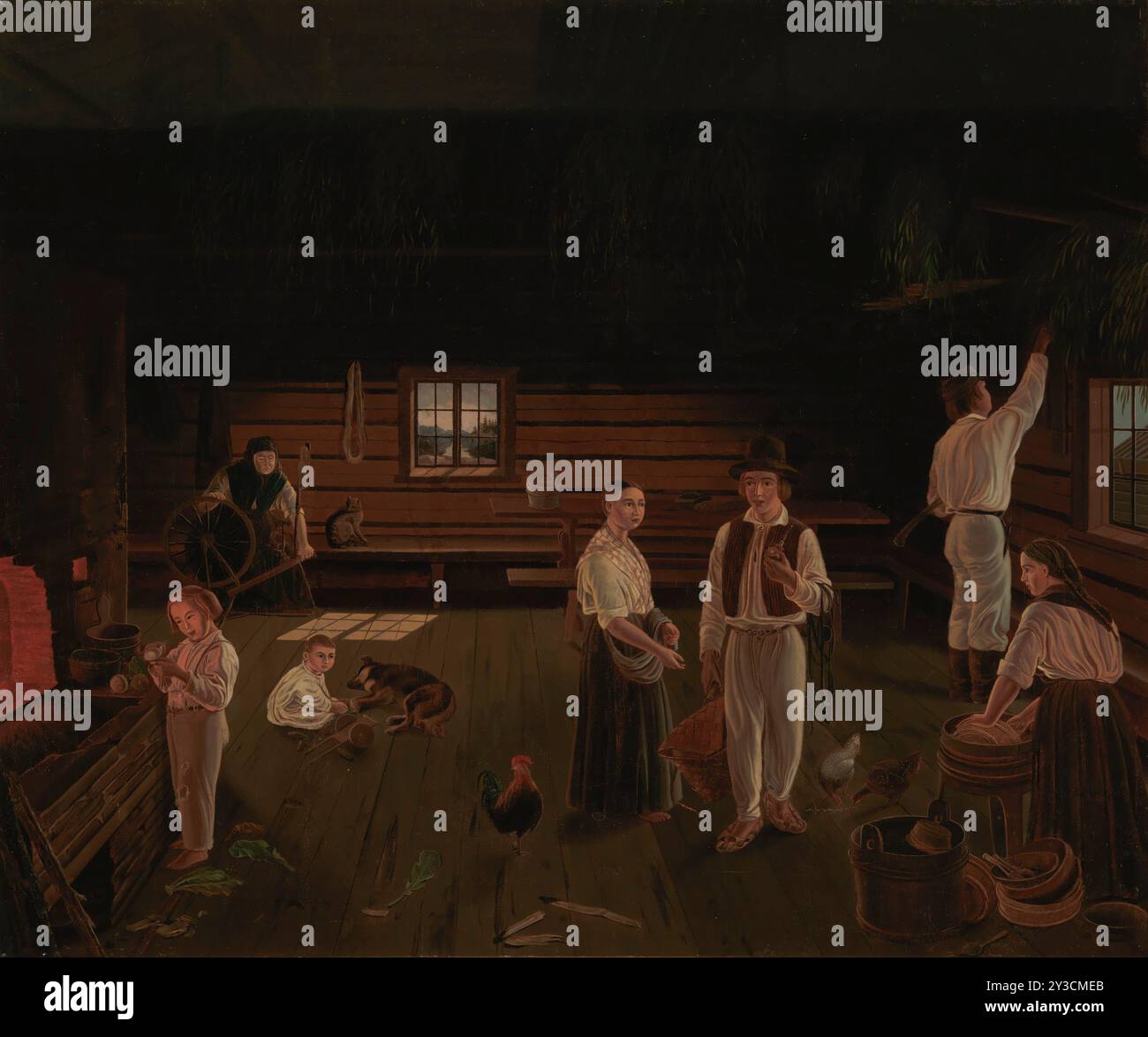 Savolaispirtti, 1849. Stockfoto