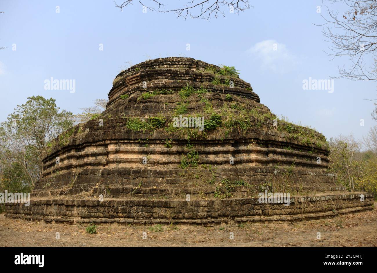 Wat Khao Phra Bat Noi, Sukhothai Historical Park, Sukhothai, Thailand, Asien Stockfoto