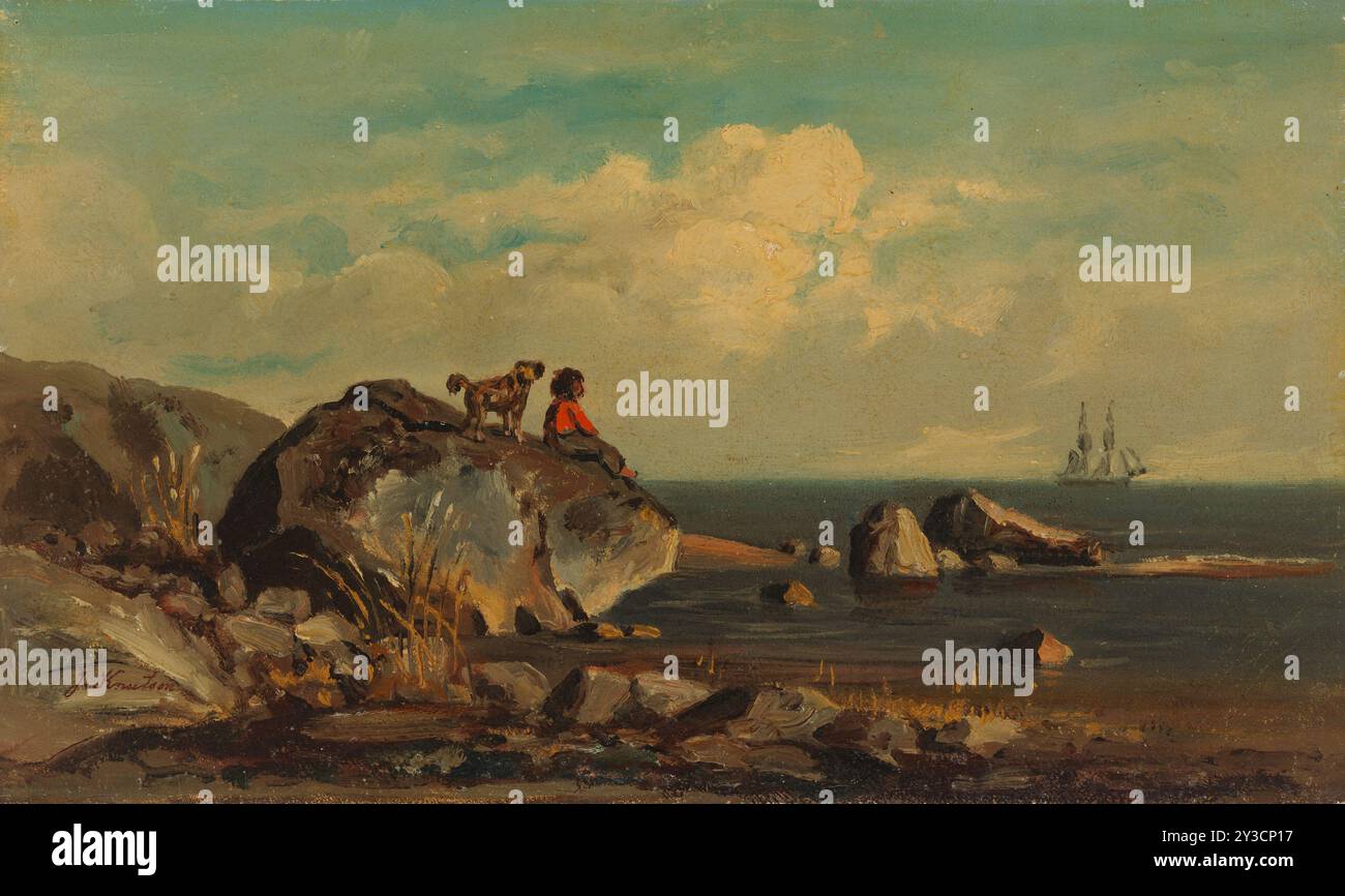 Am Meer, 1870-1879. Stockfoto